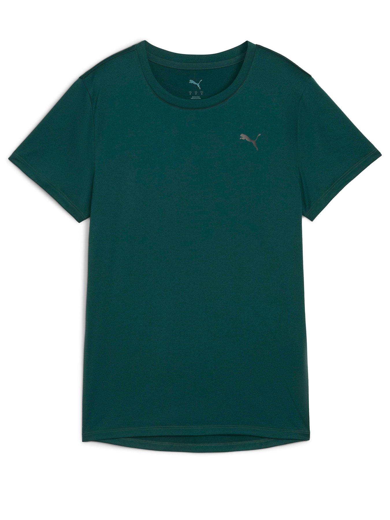 Puma Womens Training Essential Crew T-Shirt - Green