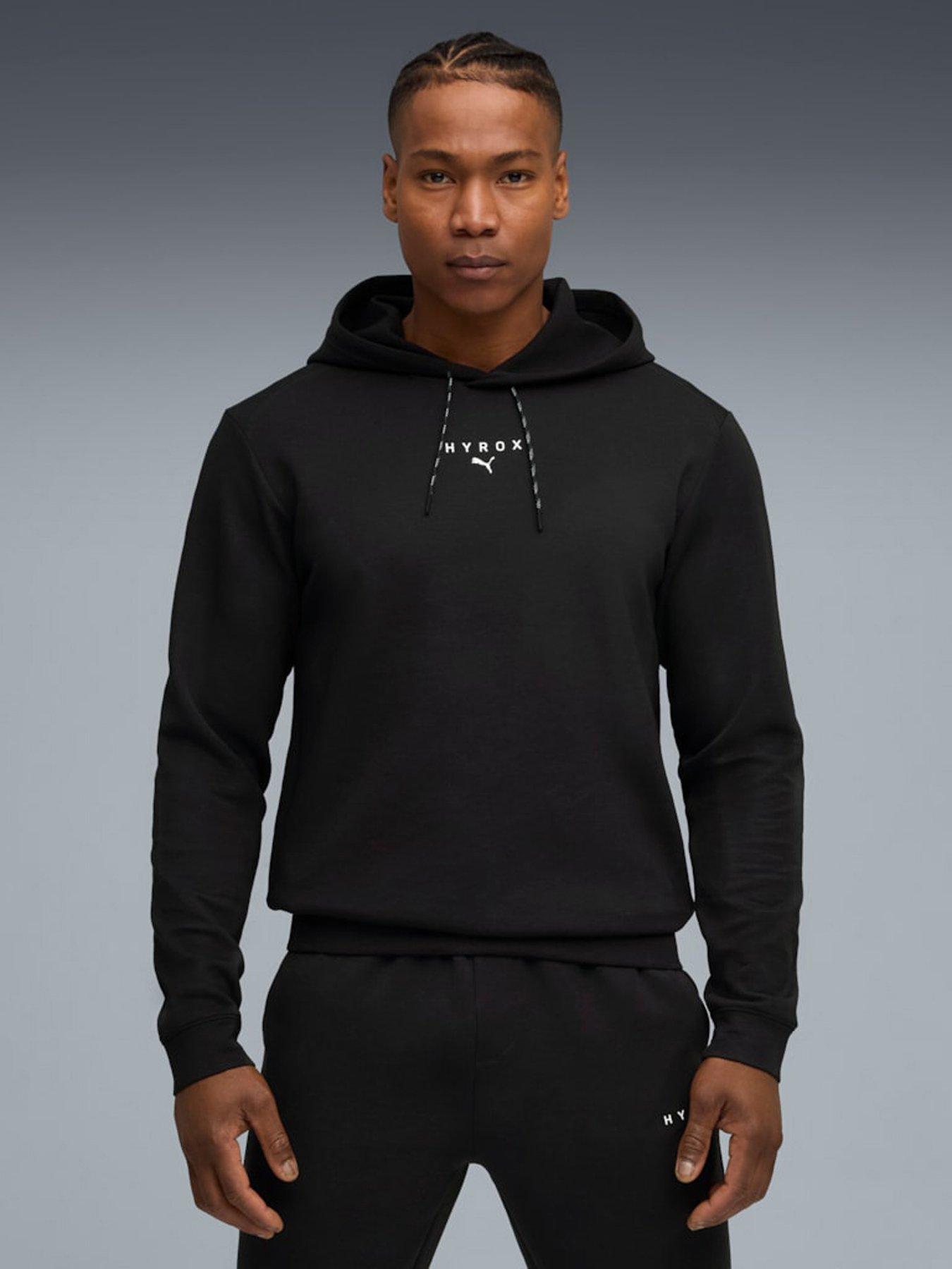 undefined Mens Puma X Hyrox Cloudspun Hoodie - Black