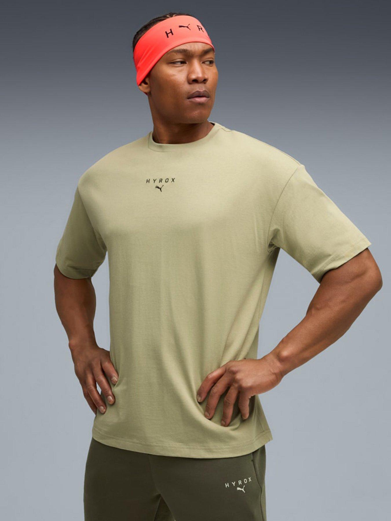 undefined Mens Puma X Hyrox Lifestyle T-shirt - Green