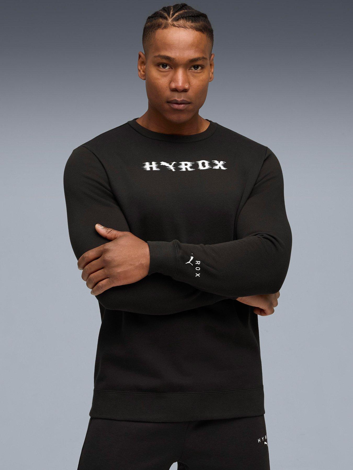 undefined Mens Puma X Hyrox Heavyweight Crewneck - Black