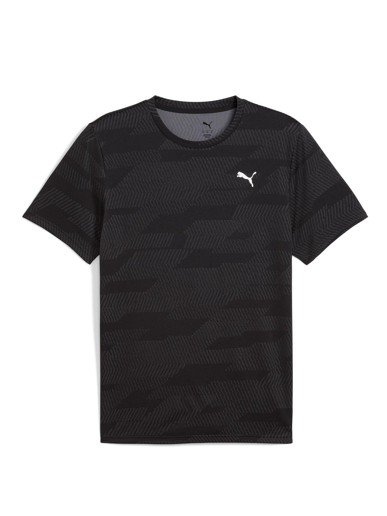 Puma Mens Training Flex Jacquard T-Shirt - Black
