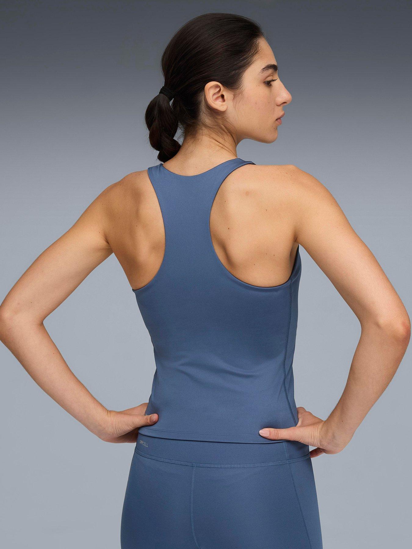 Image 2 of 5 of Puma Womens Training Essential 2 In 1 Tank - Blue