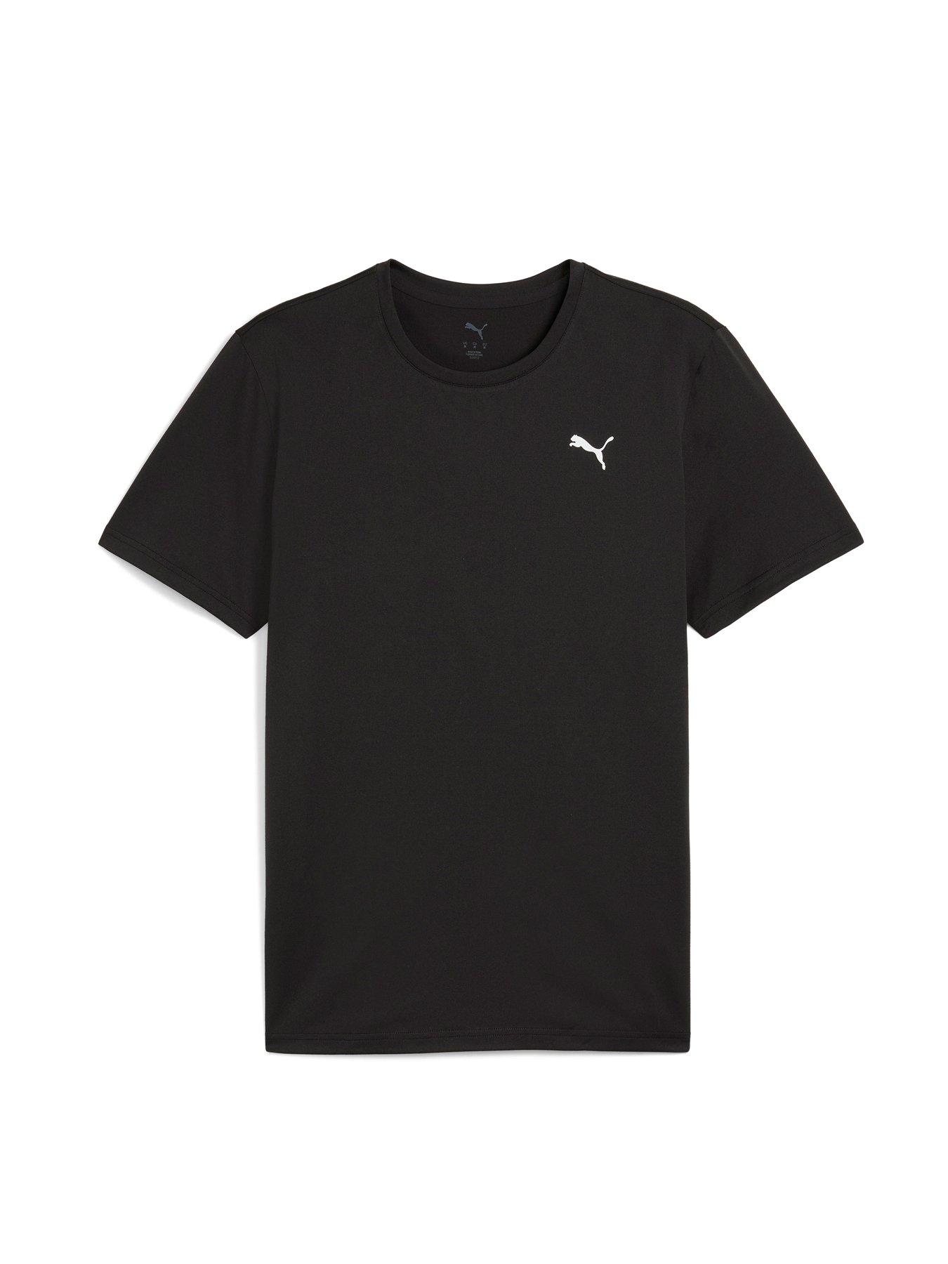 undefined Mens Training Essentials Solid Cat T-Shirt- Black