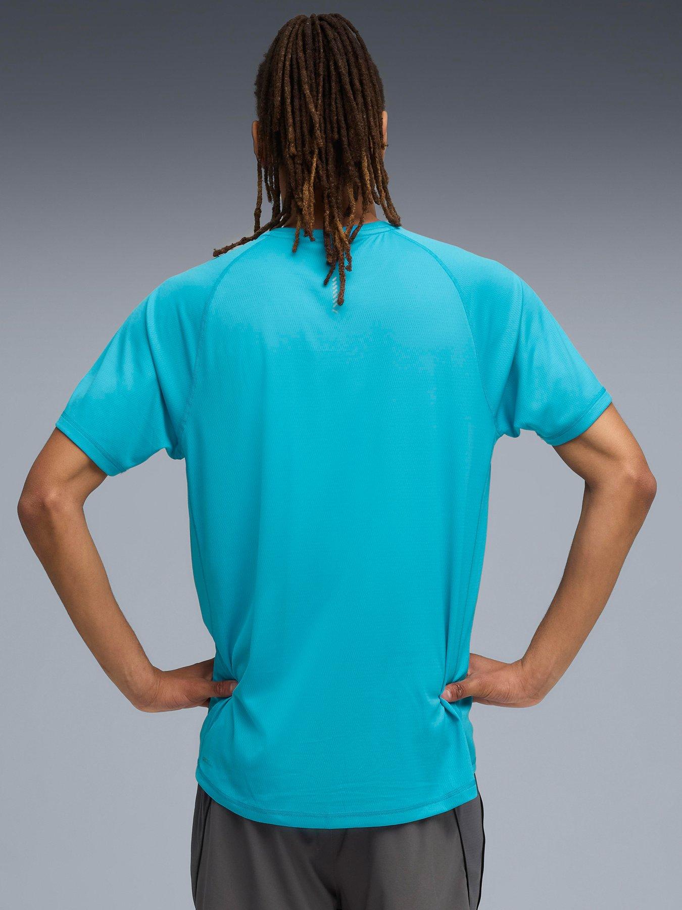 Image 2 of 5 of Puma Mens Running Velocity T-Shirt - Blue