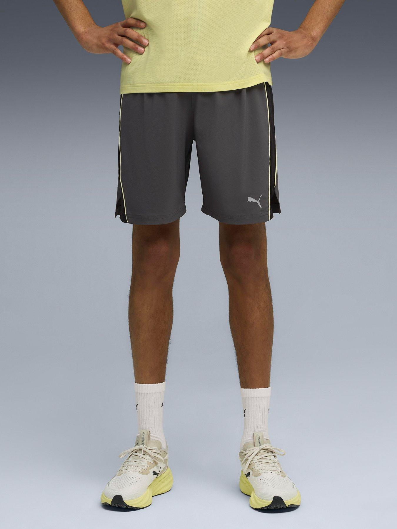 Puma Mens Running Velocity 7Inch Shorts, Grey, Size S, Men