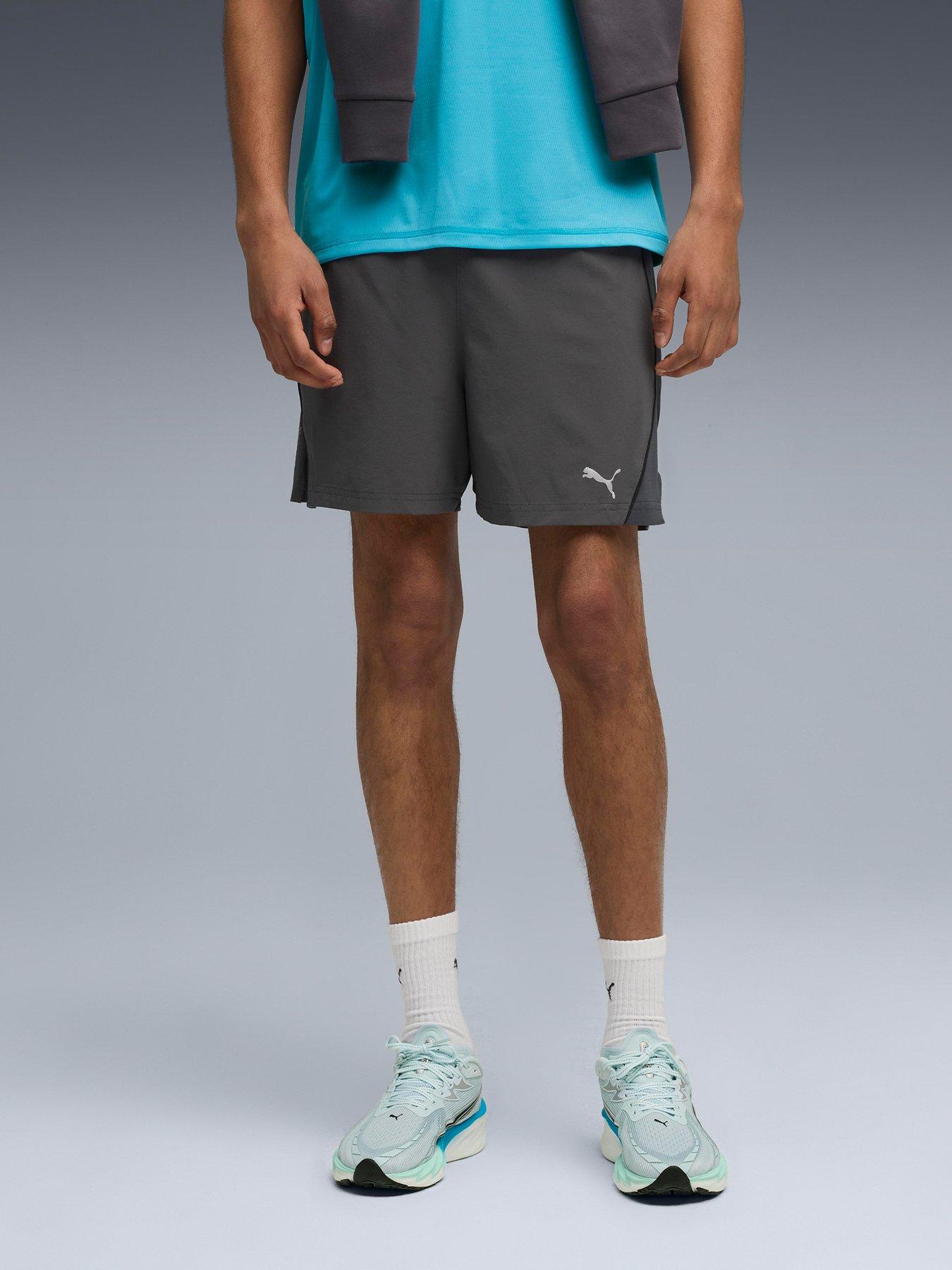 Puma Mens Running Velocity Shorts, Grey, Size 2Xl, Men