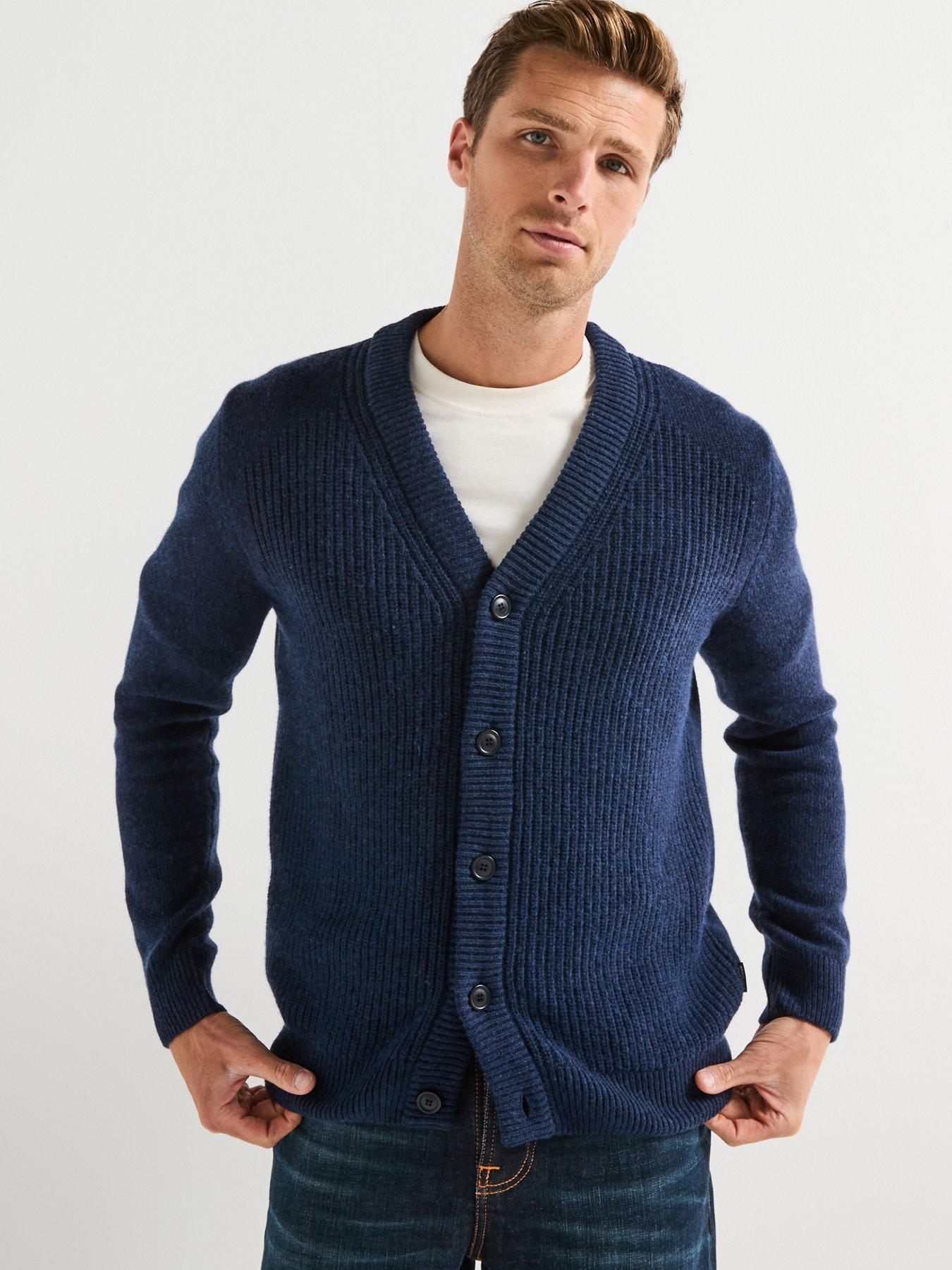 Barbour Mainland Knitted Cardigan- Navy