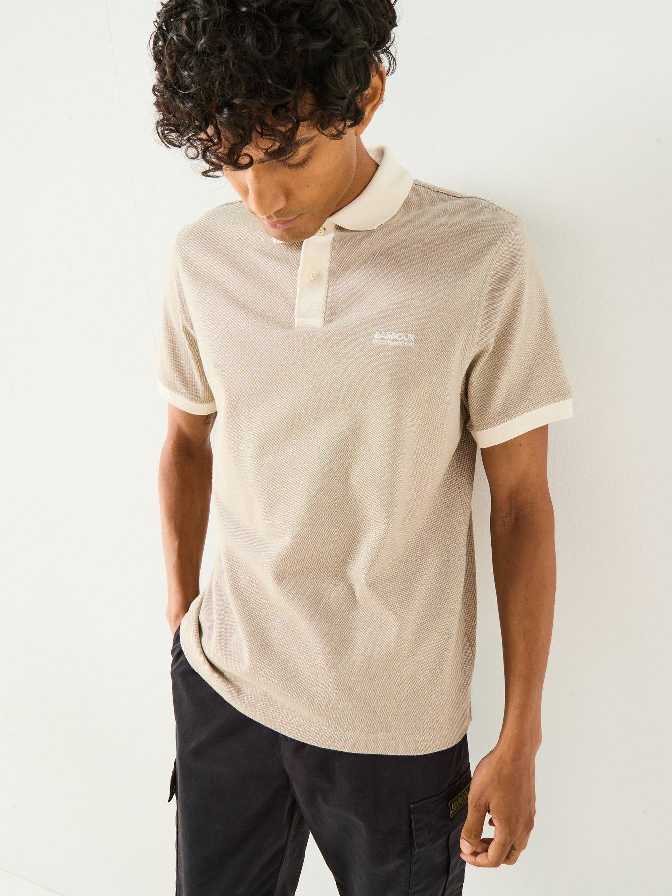 undefined Morley Oxford Polo Shirt- White