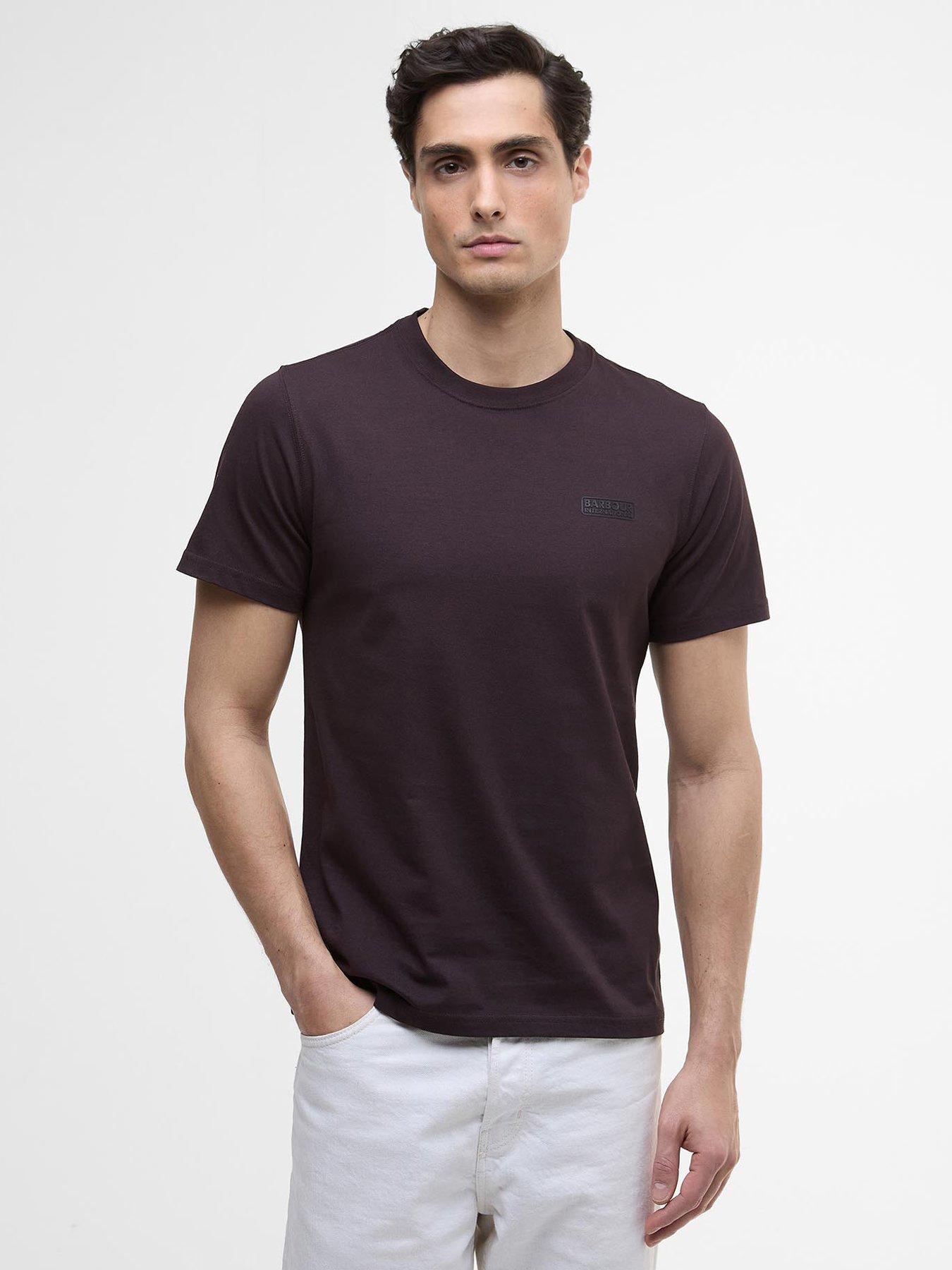 Barbour International Small Logo Short Sleeve T-Shirt- Black