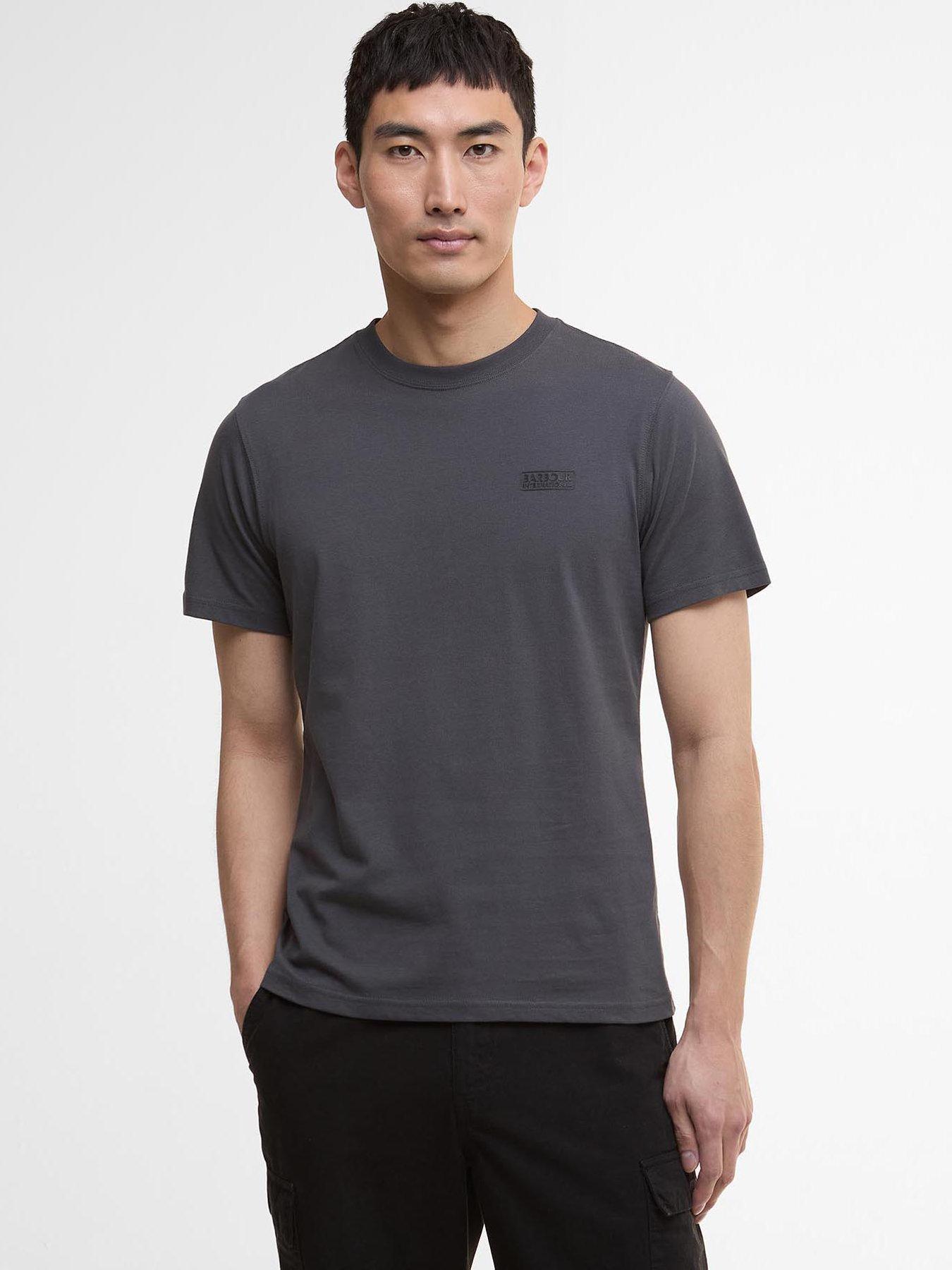 undefined Small Logo Short Sleeve T-shirt-grey