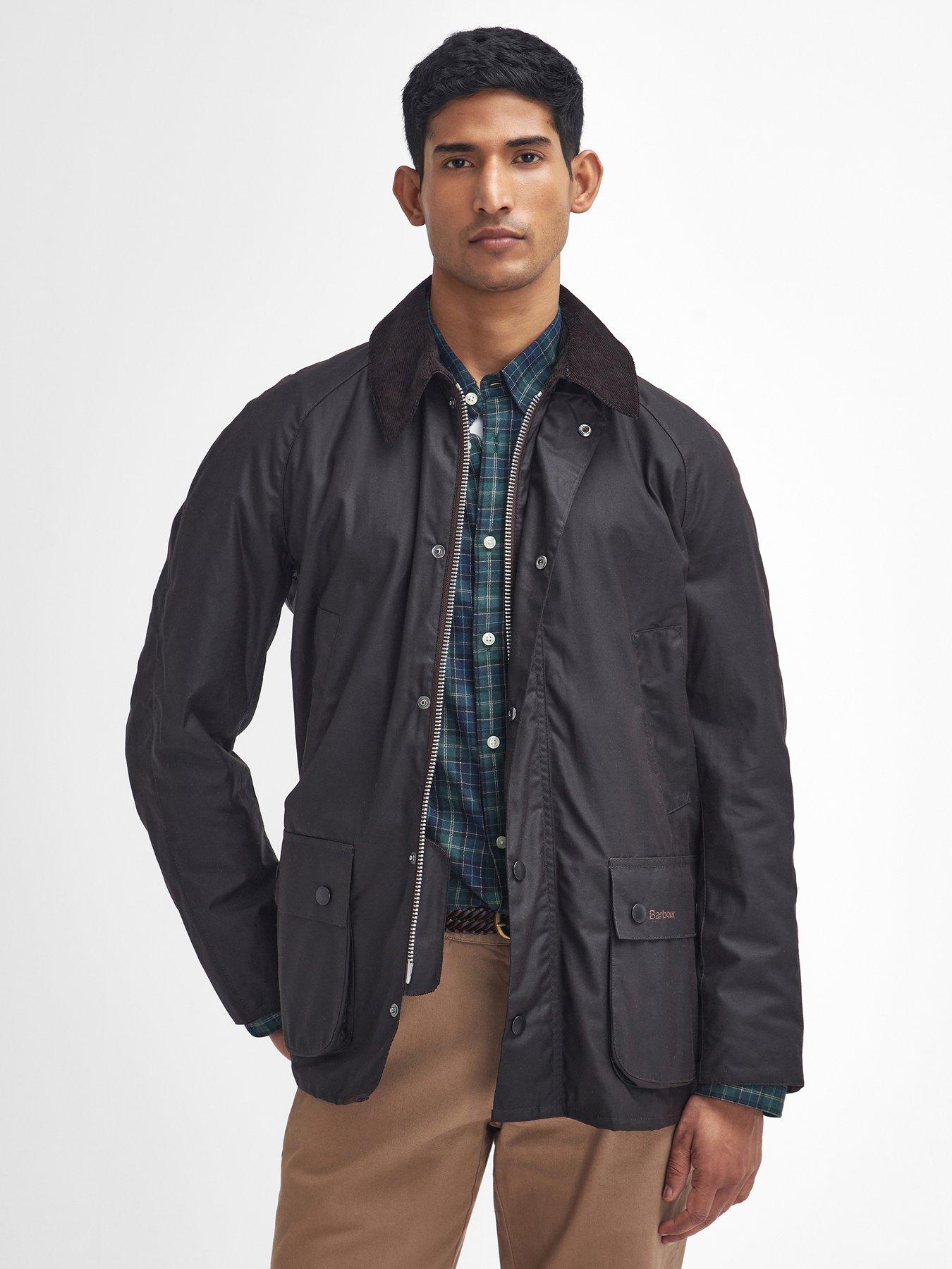 undefined Ashby Wax Jacket - Black