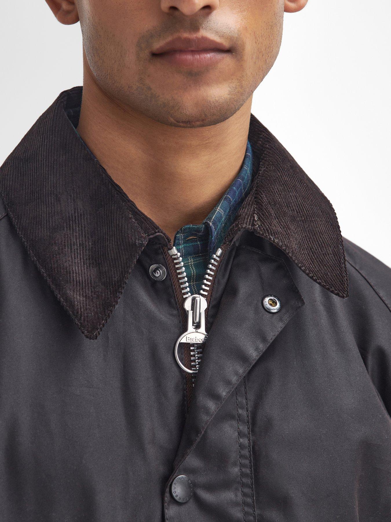 Image 5 of 6 of Barbour Ashby Wax Jacket - Black