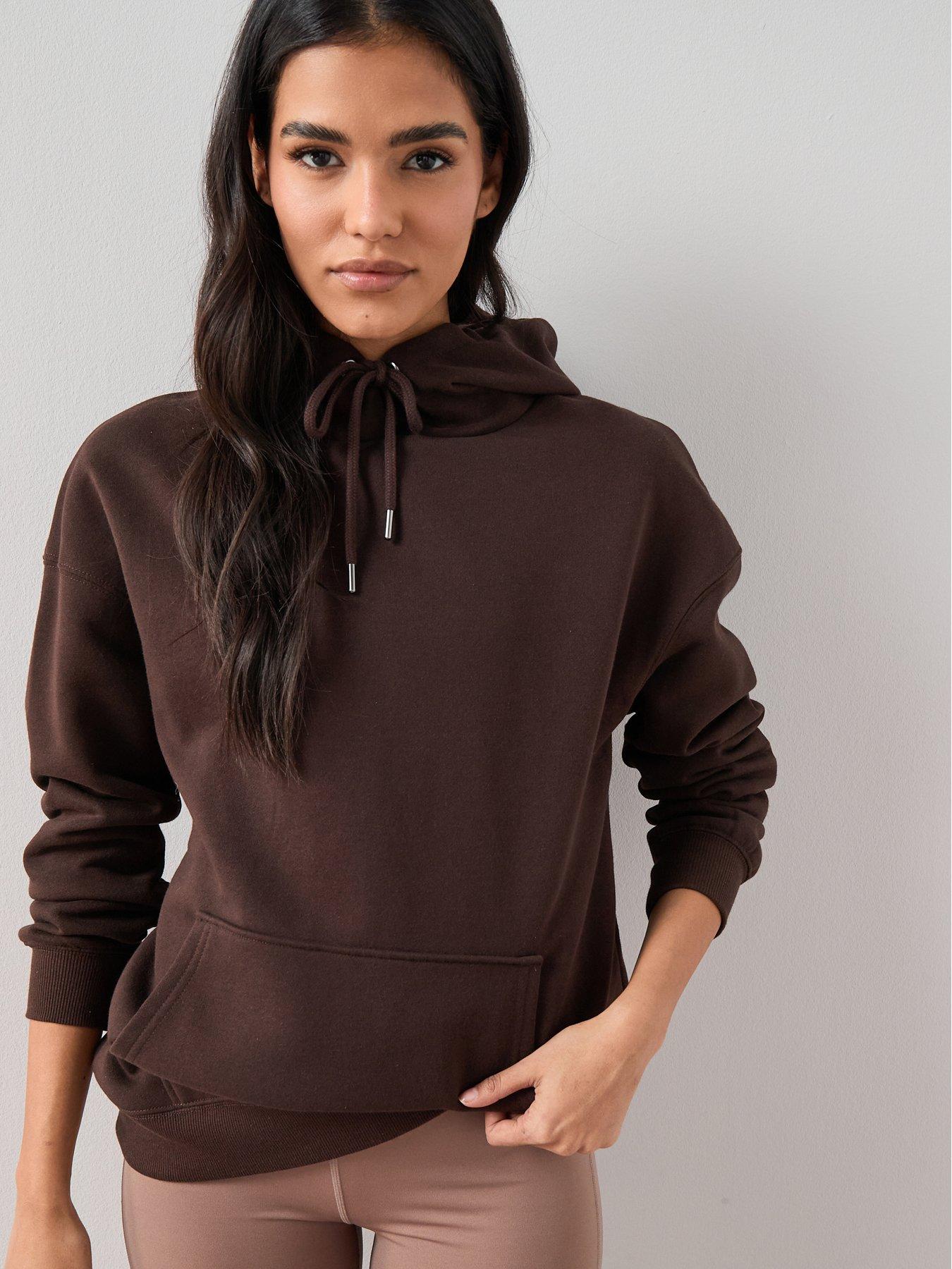 Image 5 of 7 of The Very Collection Essential Oversized Hoodie - Brown