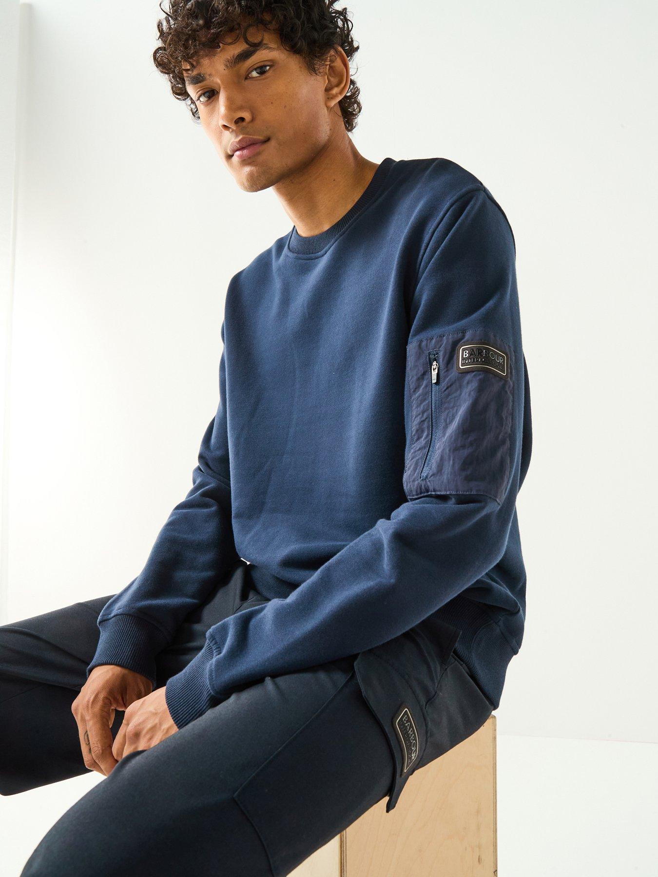 Barbour International Grip Crew Sweatshirt - Navy