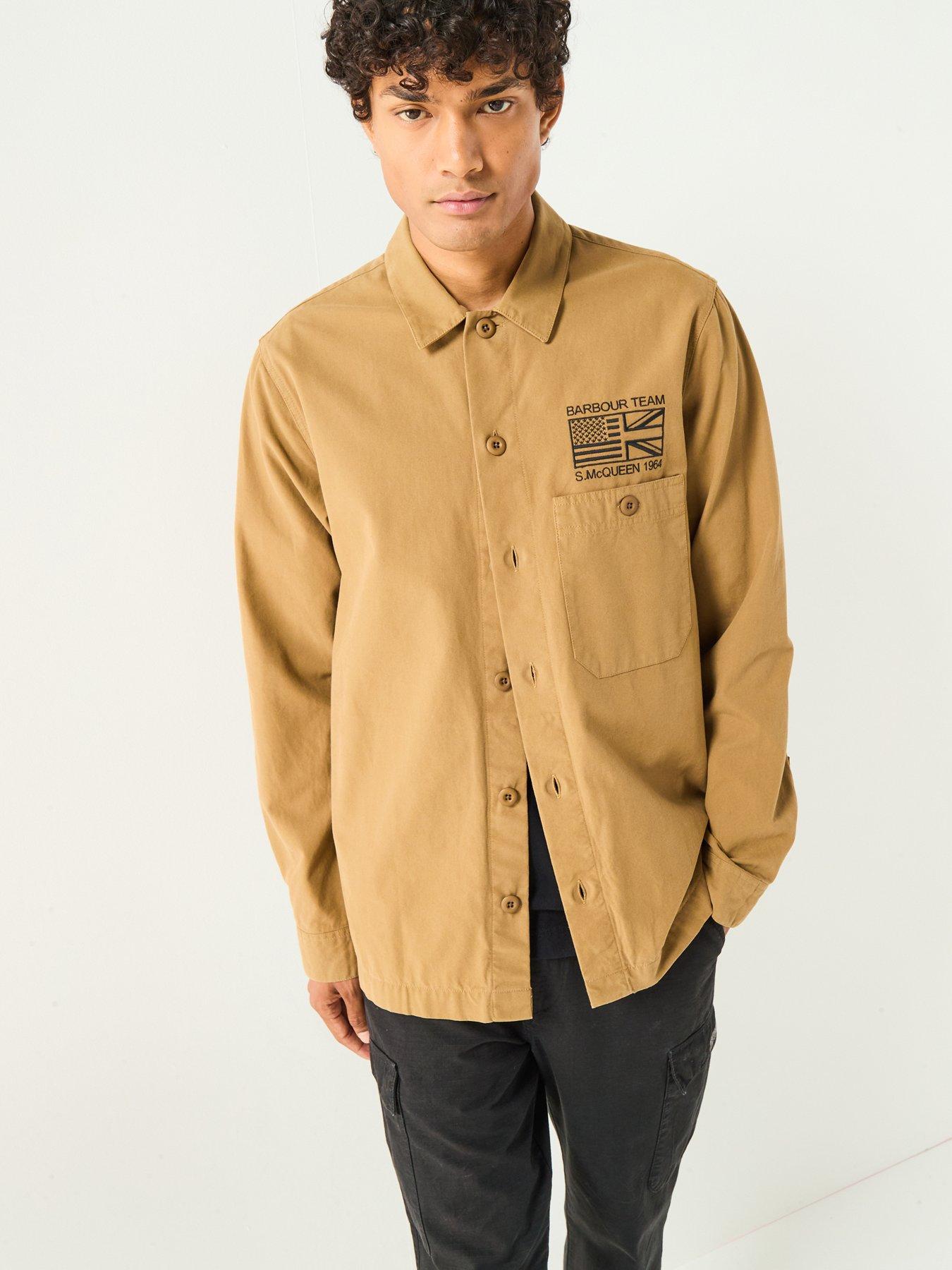 Barbour International Steve Mcqueen Overshirt- Beige