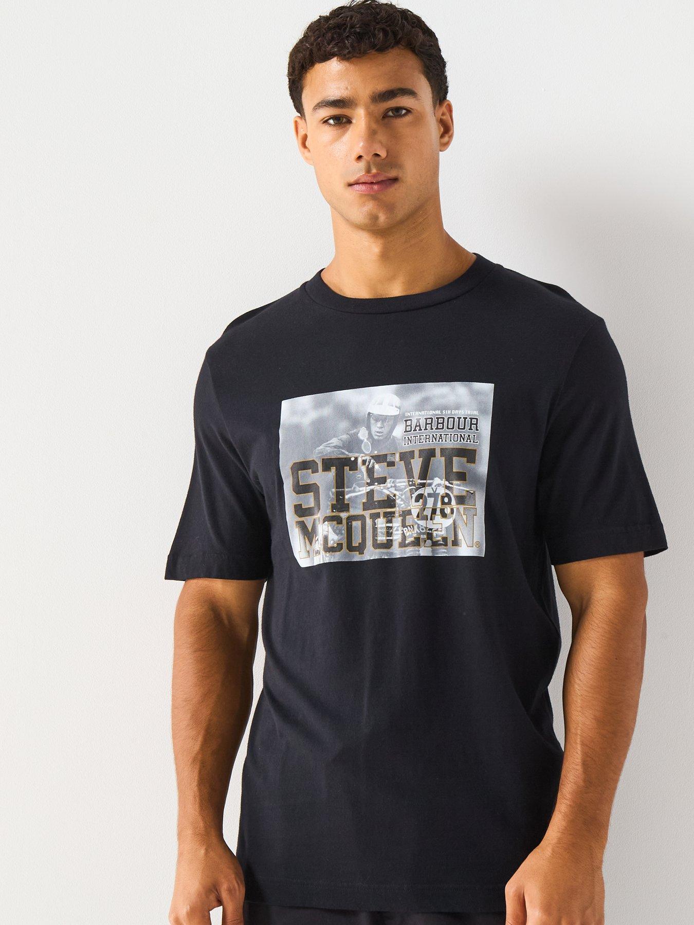 Barbour International Steve McQueen Relaxed Scape Graphic T-Shirt