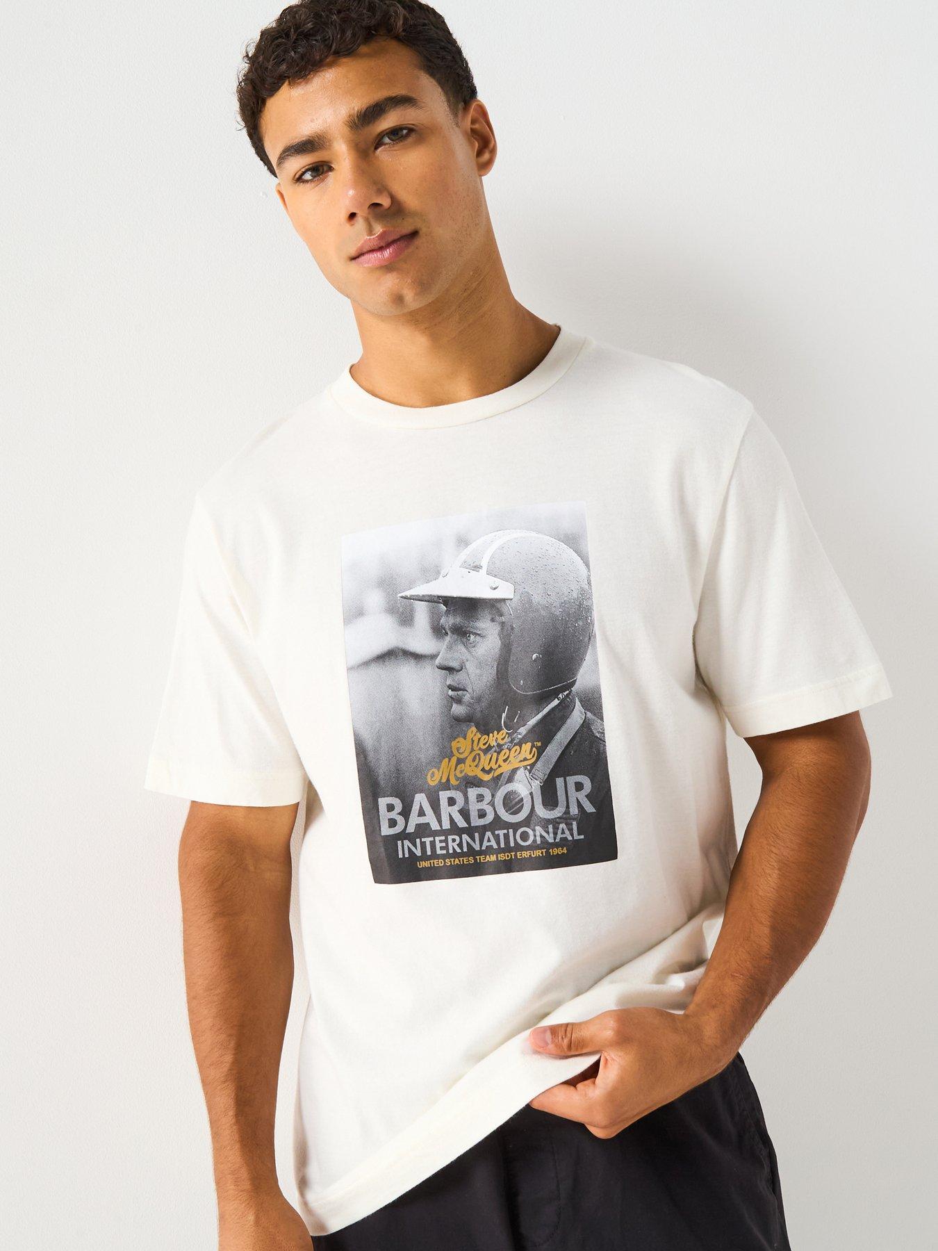 Barbour International Steve McQueen Relaxed Port Graphic T-Shirt
