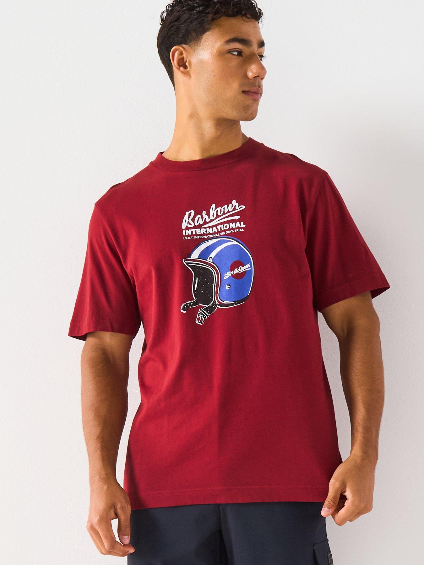 Barbour International Steve McQueen Relaxed Vecton Graphic T-Shirt