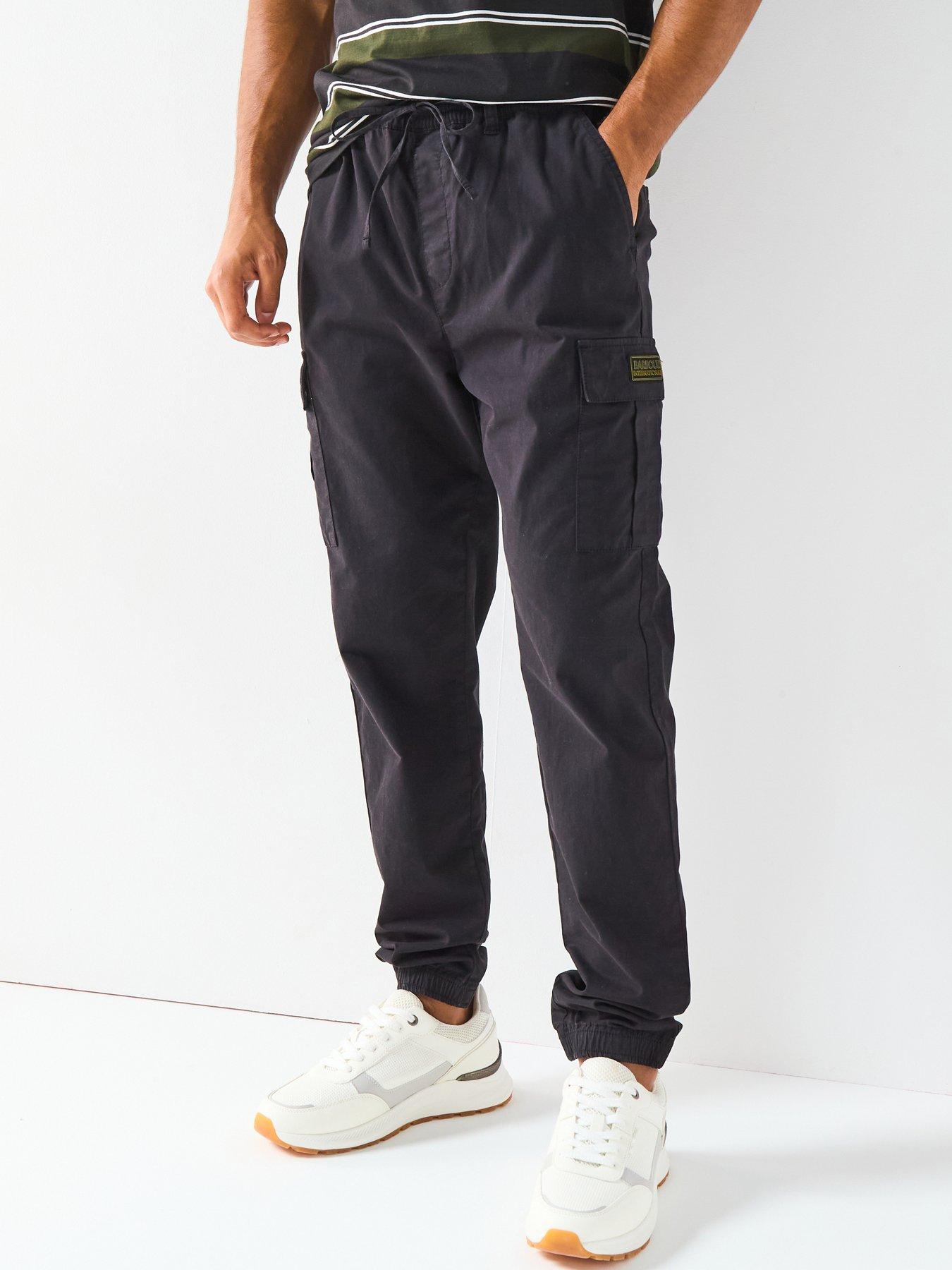 undefined Outline Cargo Trousers - Black
