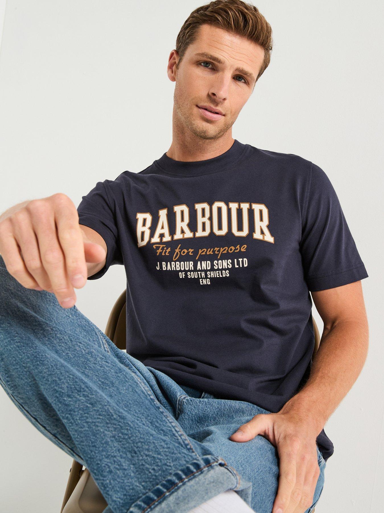 undefined Fort Relaxed Fit Graphic T-Shirt- Navy