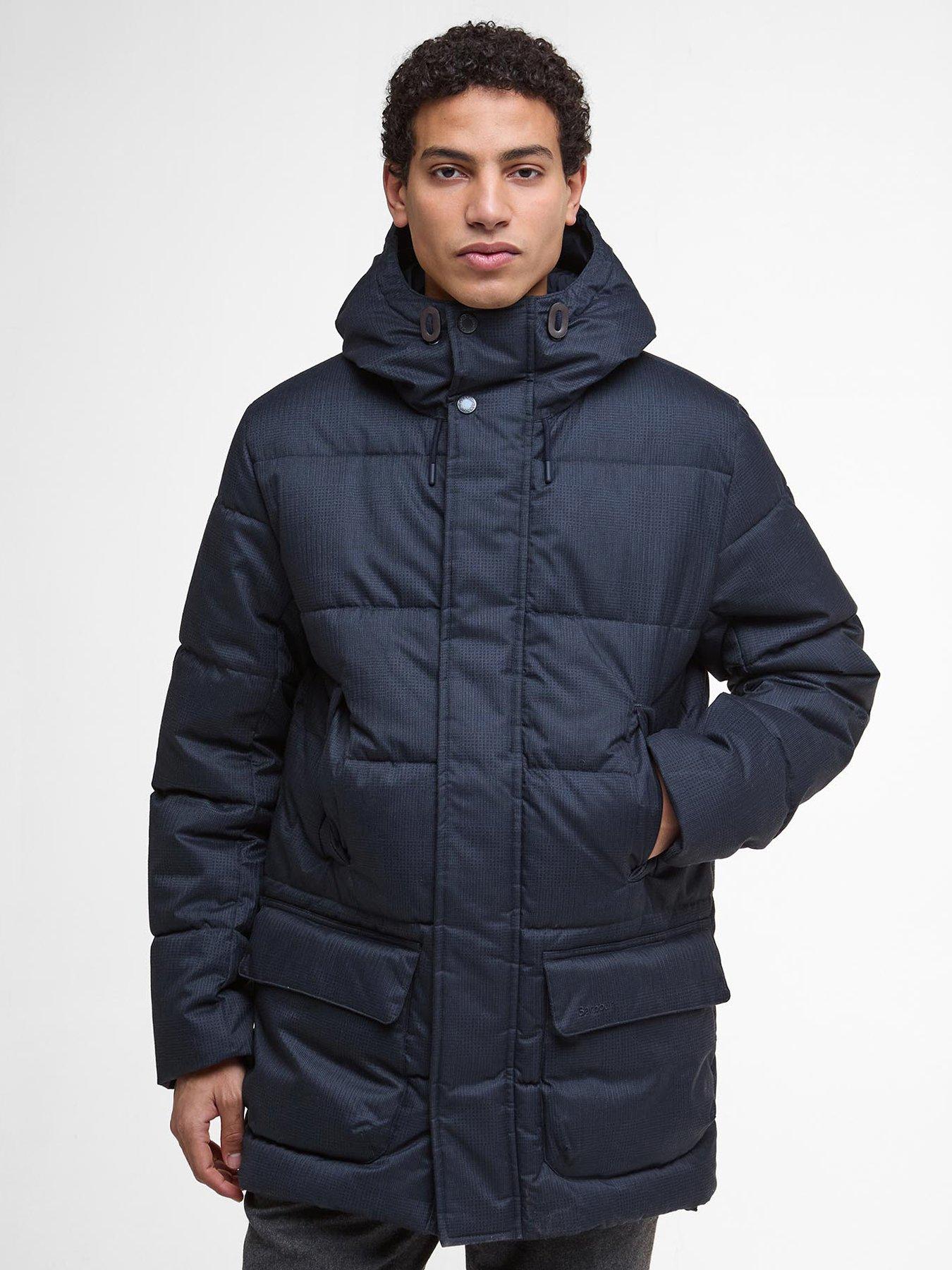 Barbour: Winter Beaufort Waterproof Parka Coat- Navy