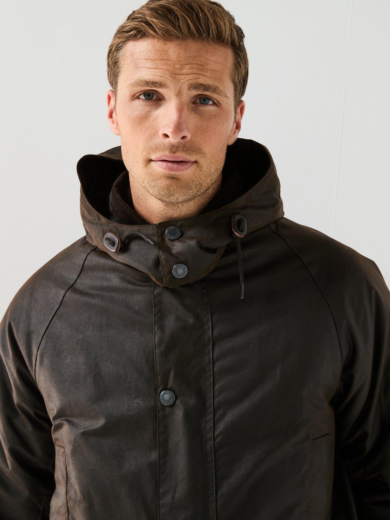 Image 4 of 6 of Barbour Modern Beaufort Wax Jacket Coat - Black