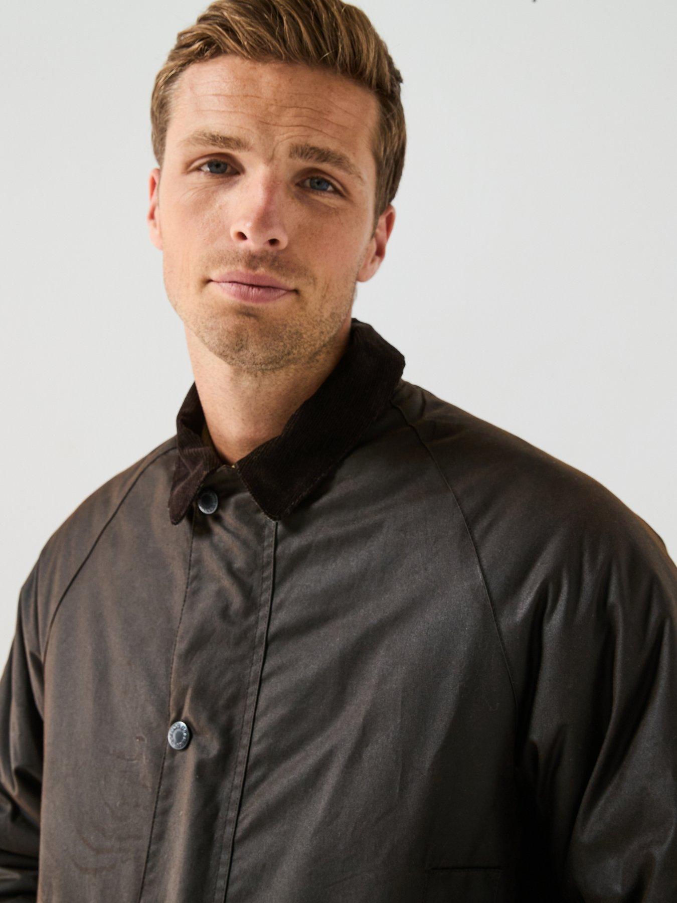 Image 5 of 6 of Barbour Modern Beaufort Wax Jacket Coat - Black