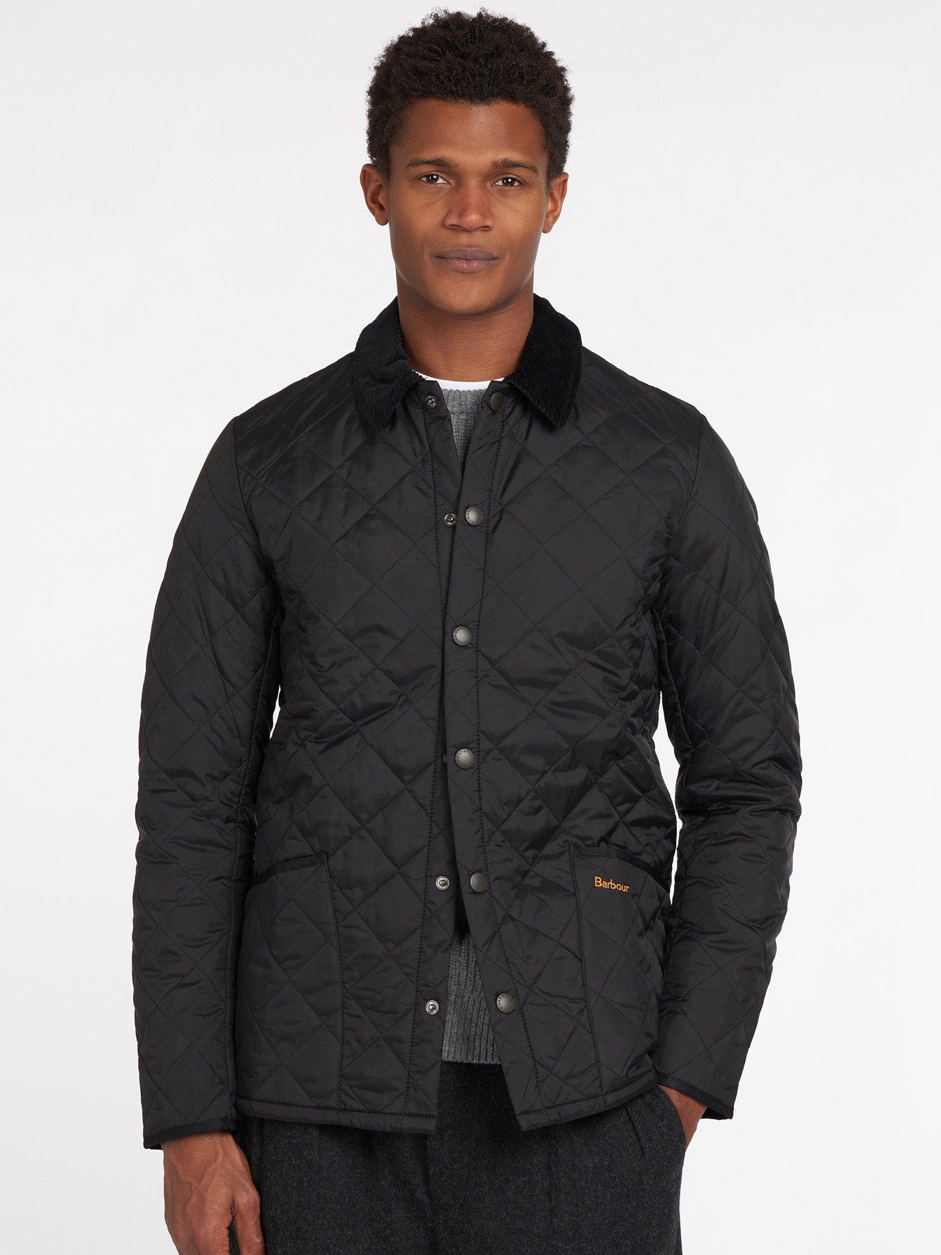 Barbour Liddesdale Quilted Jacket- Black, Black, Size Xl, Men
