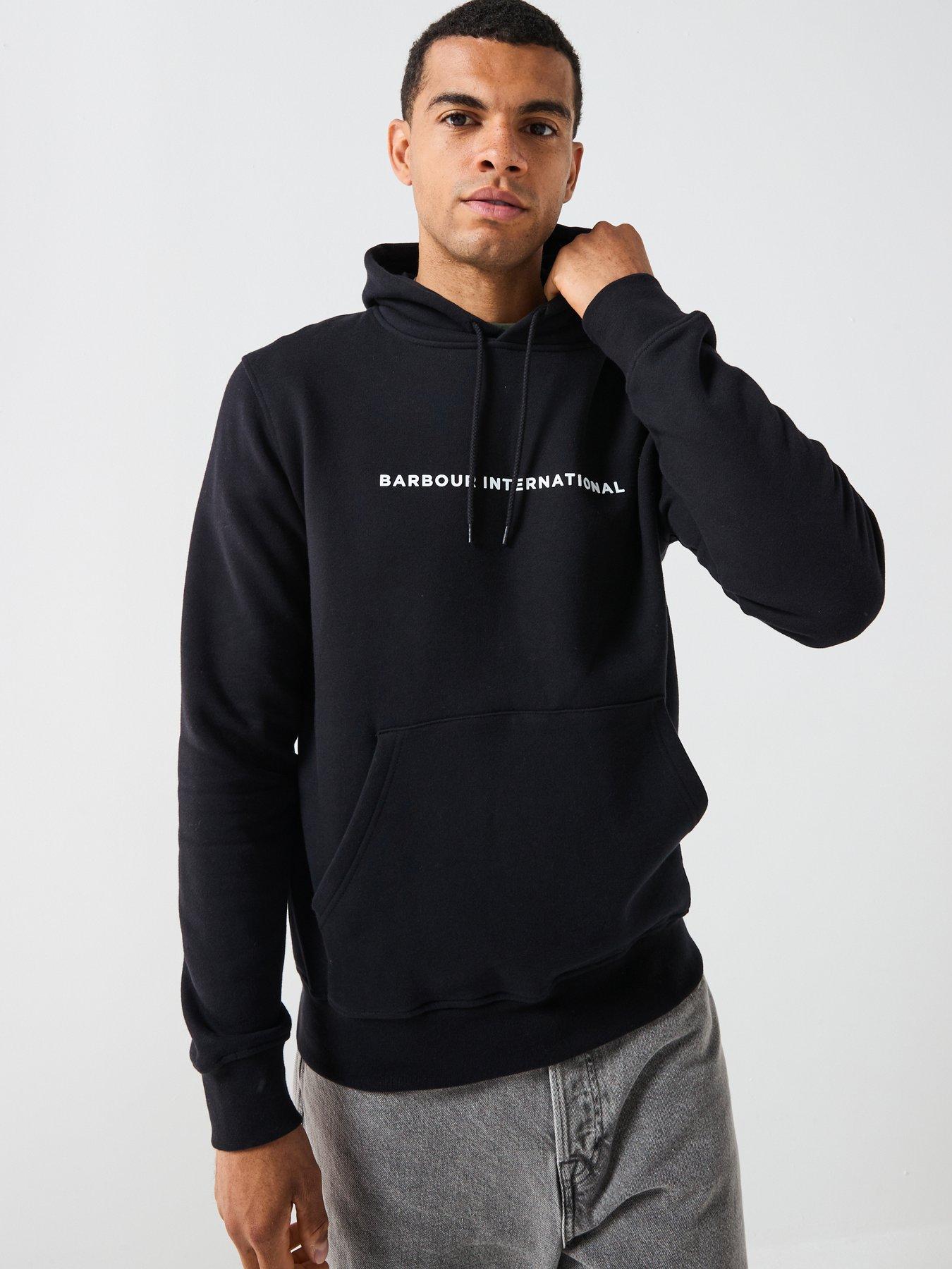 Barbour International Exclusive Overhead Hoodie - Black