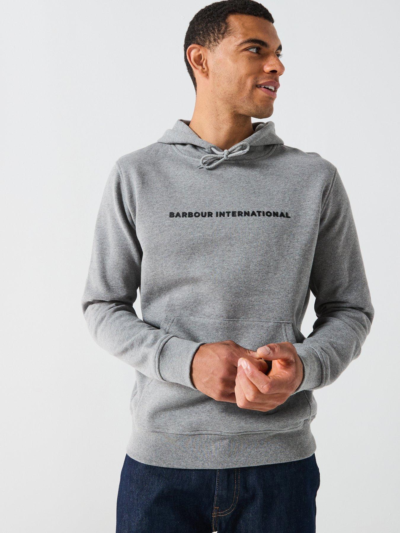Barbour International - Exclusive - Overhead Hoodie - Light Grey