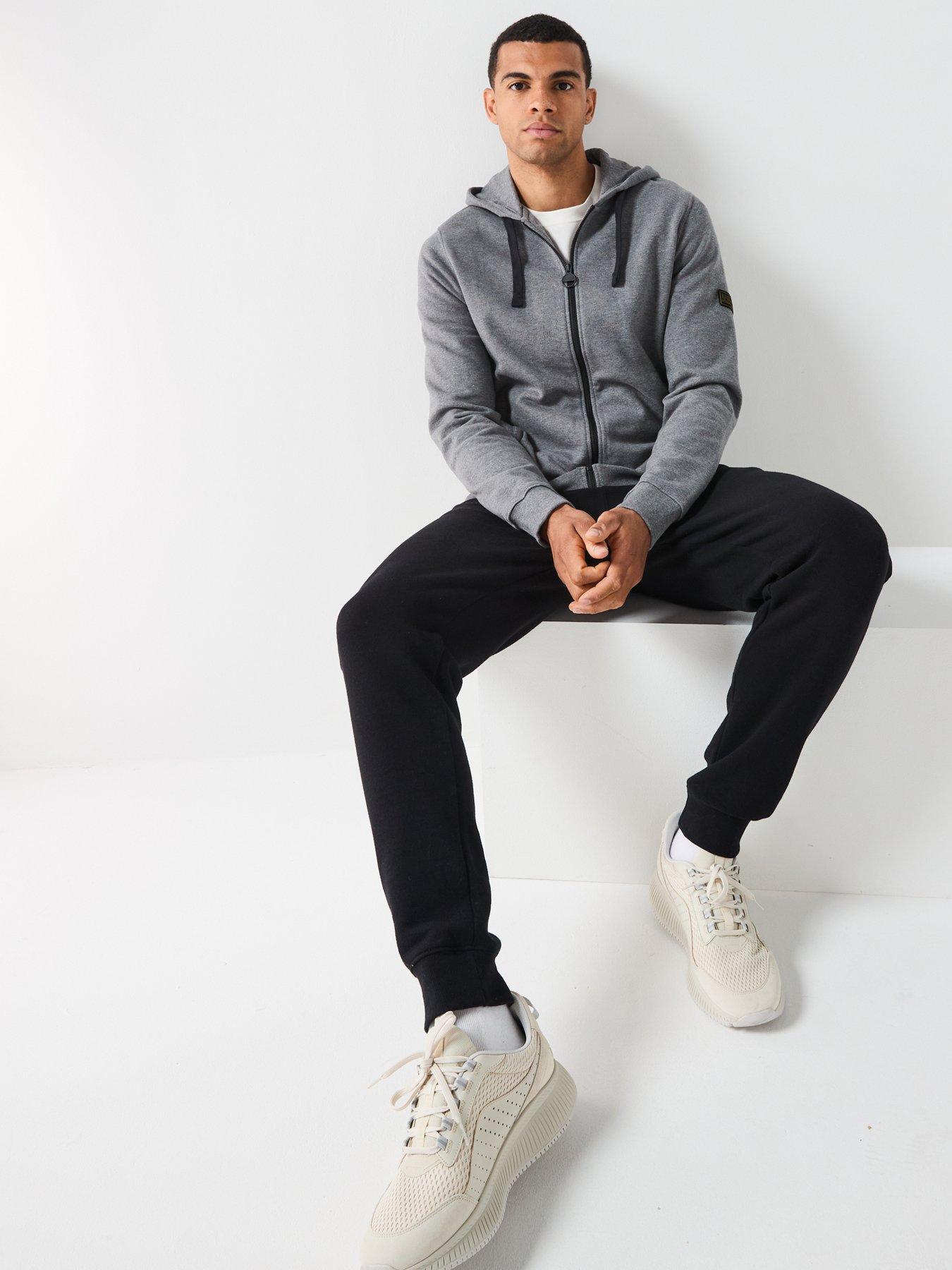 Image 3 of 6 of Barbour International Exclusive - Zip Hoody - Light Grey