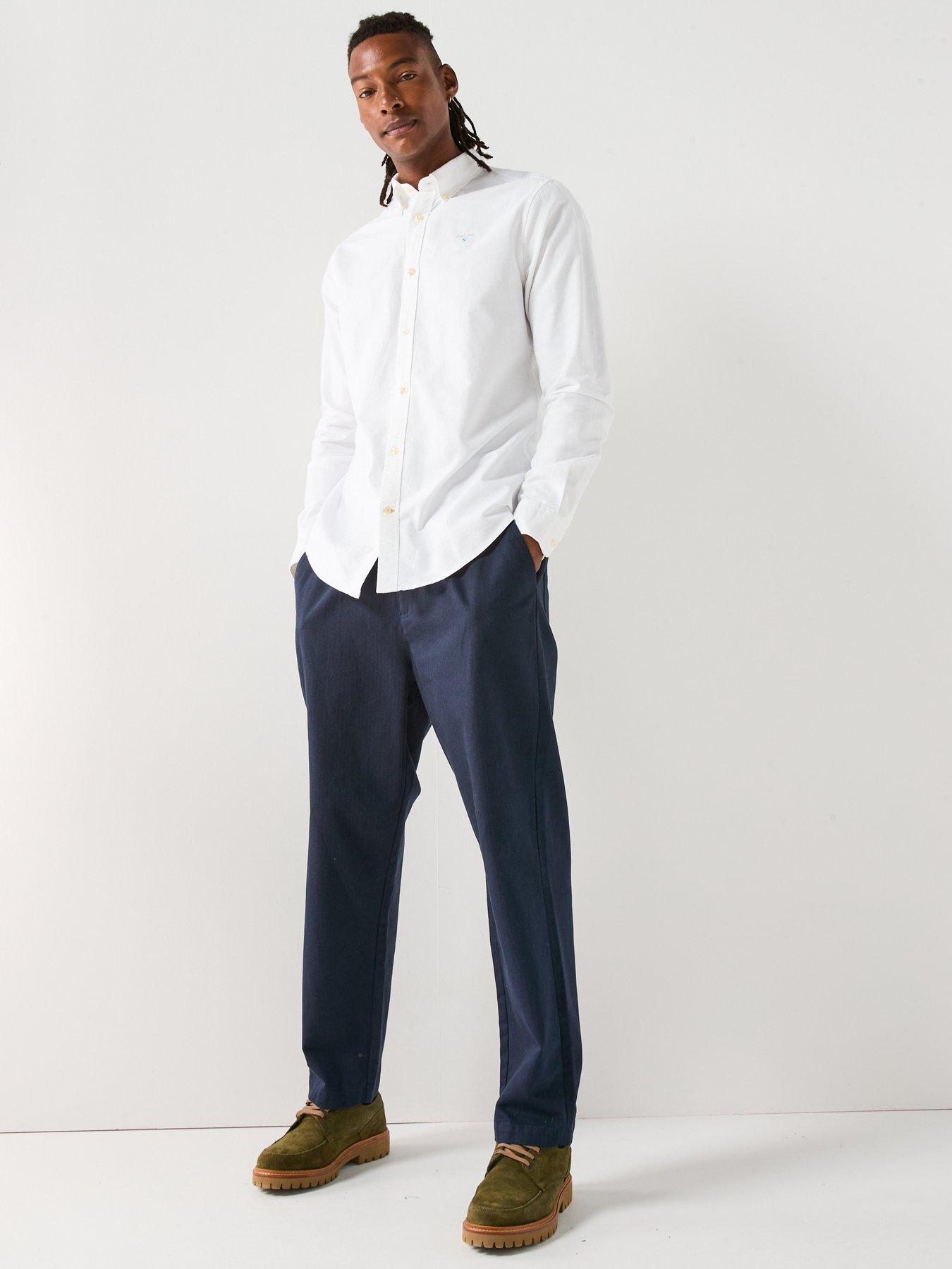 Barbour Oxtown Tailored Fit Oxford Shirt White Very
