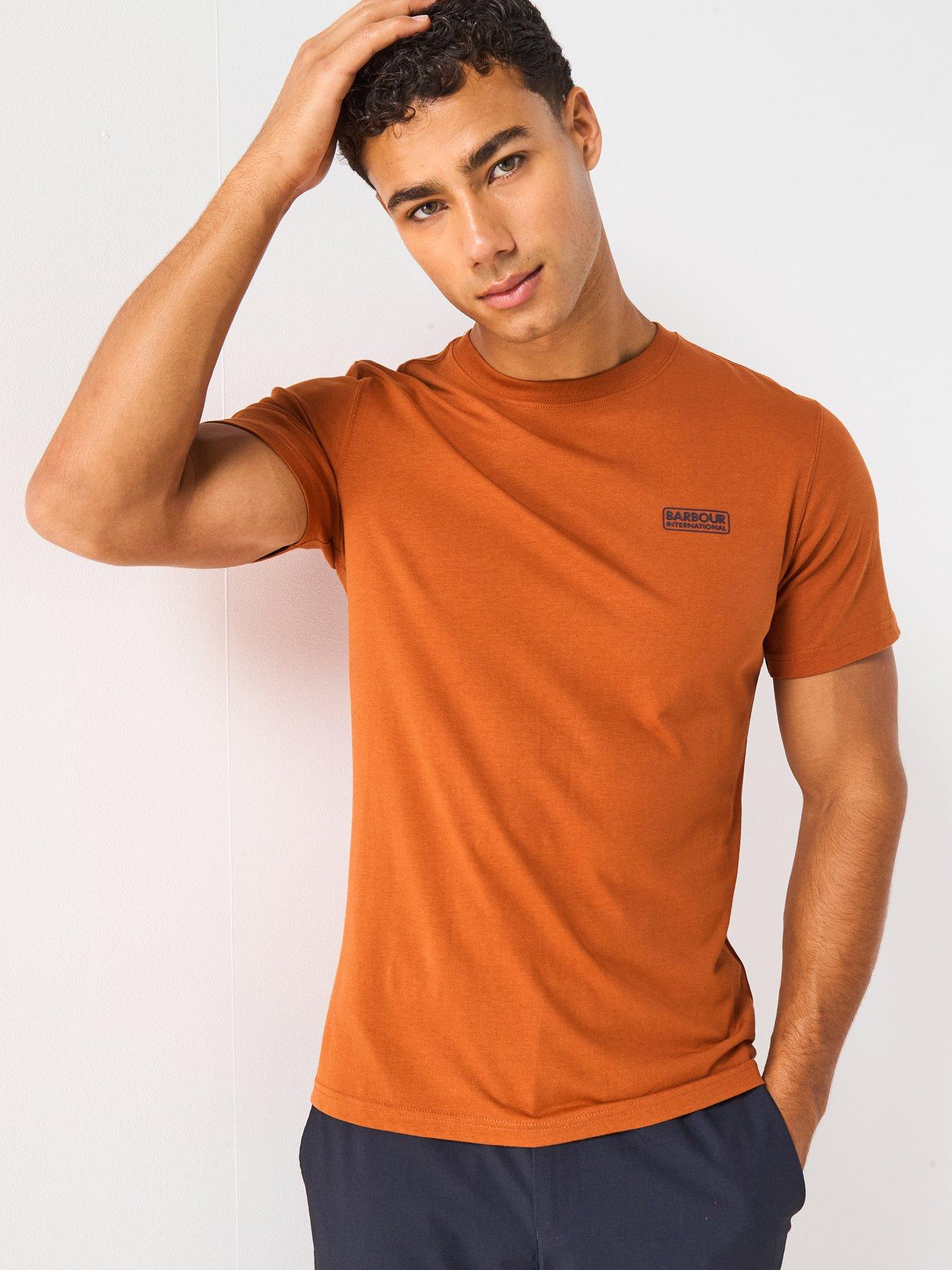 undefined Small Logo Short Sleeve T-Shirt- Dark Orange