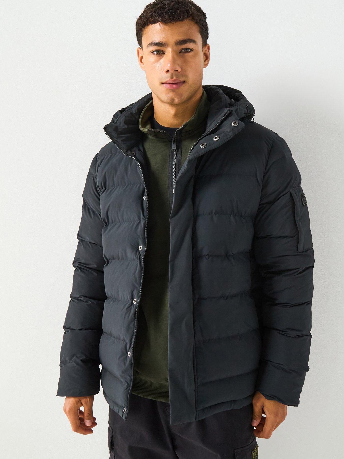 Image 1 of 6 of Barbour International International Daleson Padded Jacket - Black