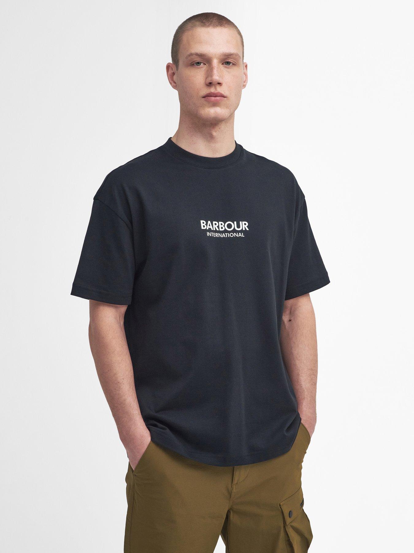 Image 1 of 6 of Barbour International Formula T-Shirt- Black
