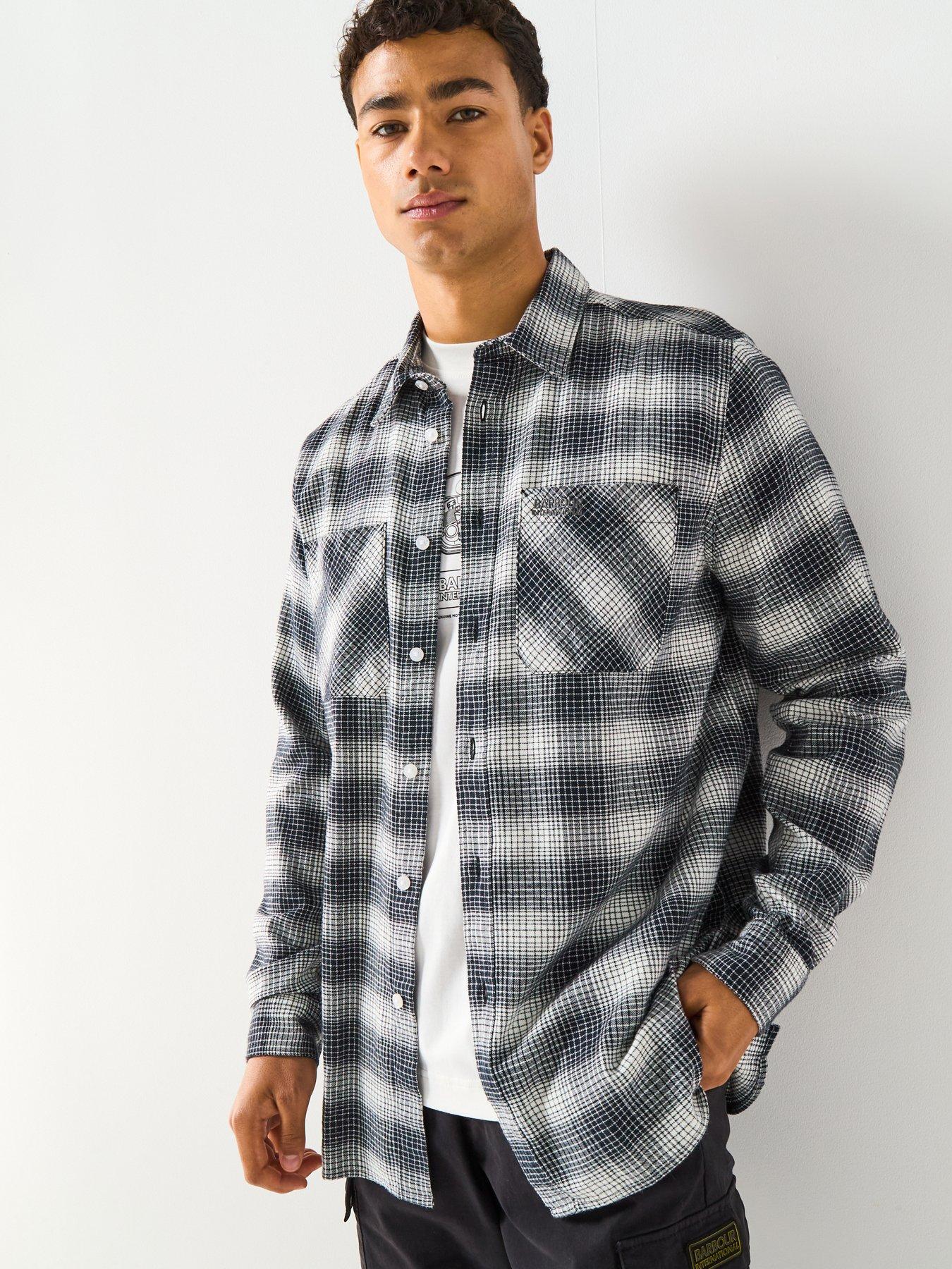 undefined Ashby Ombre Shirt- Black