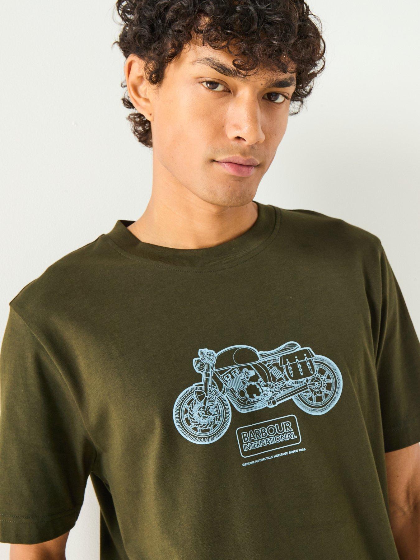 Barbour International Morris Motorbike Relaxed Fit Graphic T-Shirt