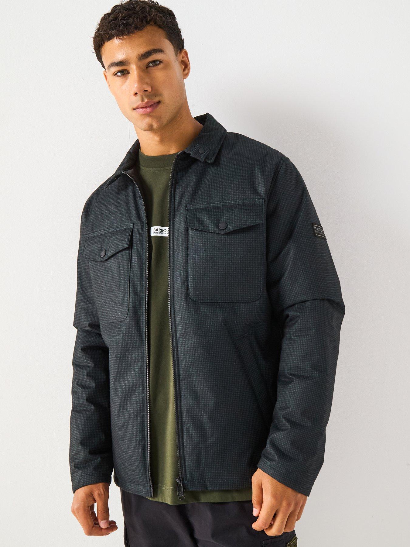 undefined Barbour International Distill Wadded Jacket-black