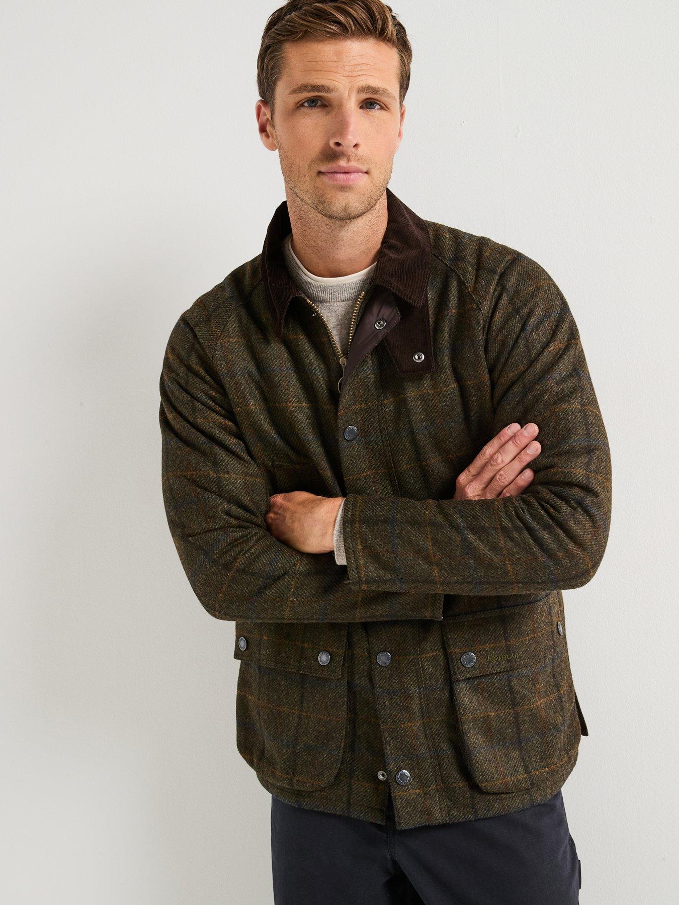19AW Barbour / BEDALE WOOL ブラウン サイズ38 Barbour Bedale Check Wool Jacket - Hewlett & Dunn