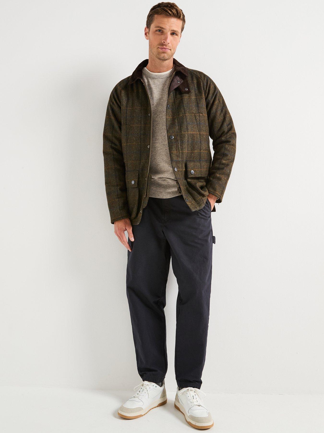 Barbour Bedale Check Wool Jacket - Brown | Very