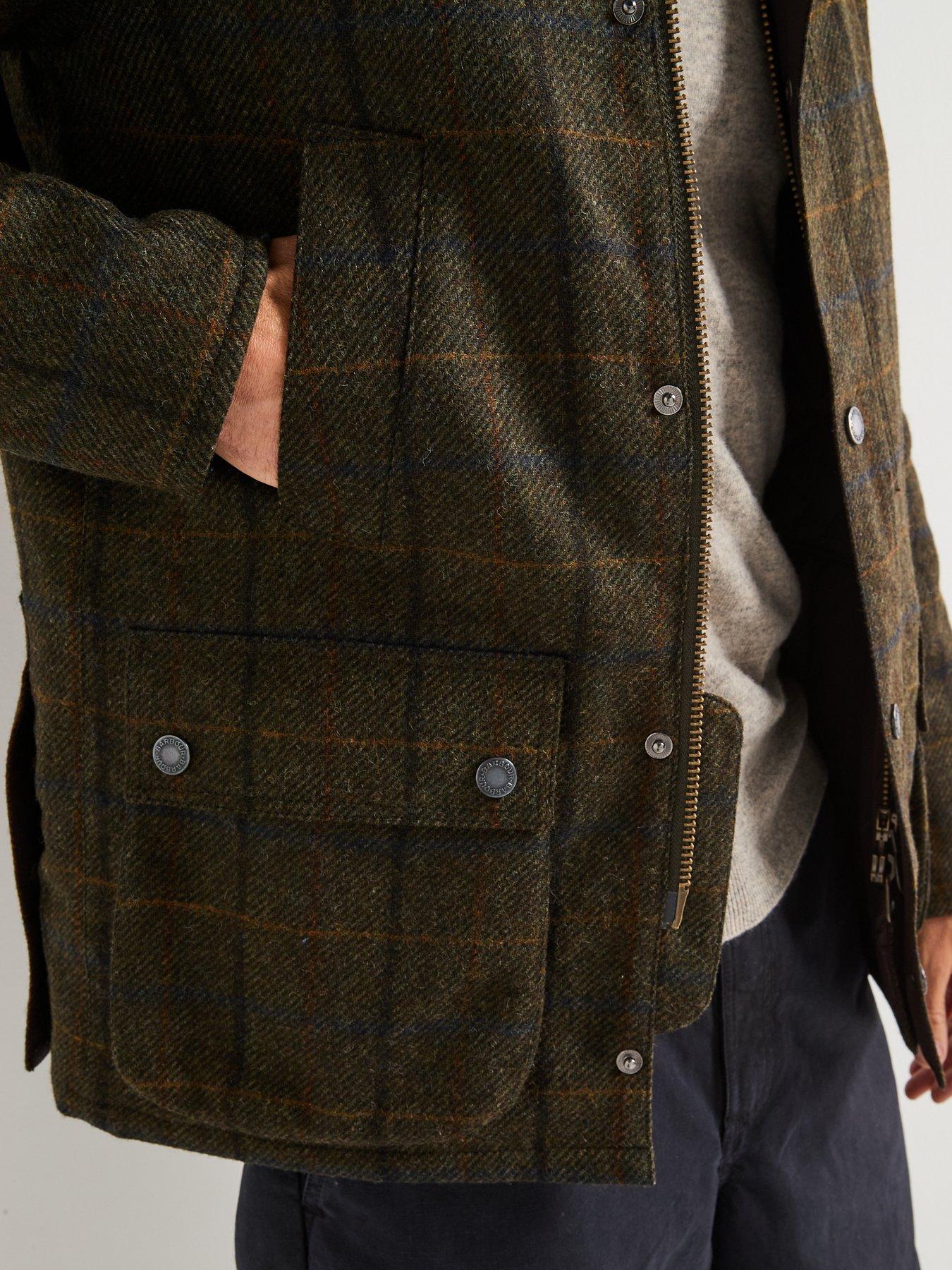 Barbour Bedale Check Wool Jacket - Brown | Very