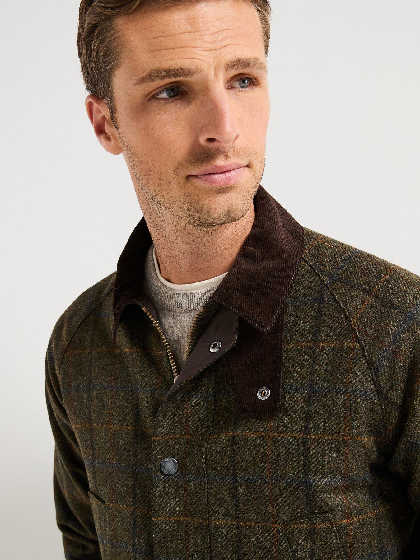 Barbour Bedale Check Wool Jacket - Brown | Very