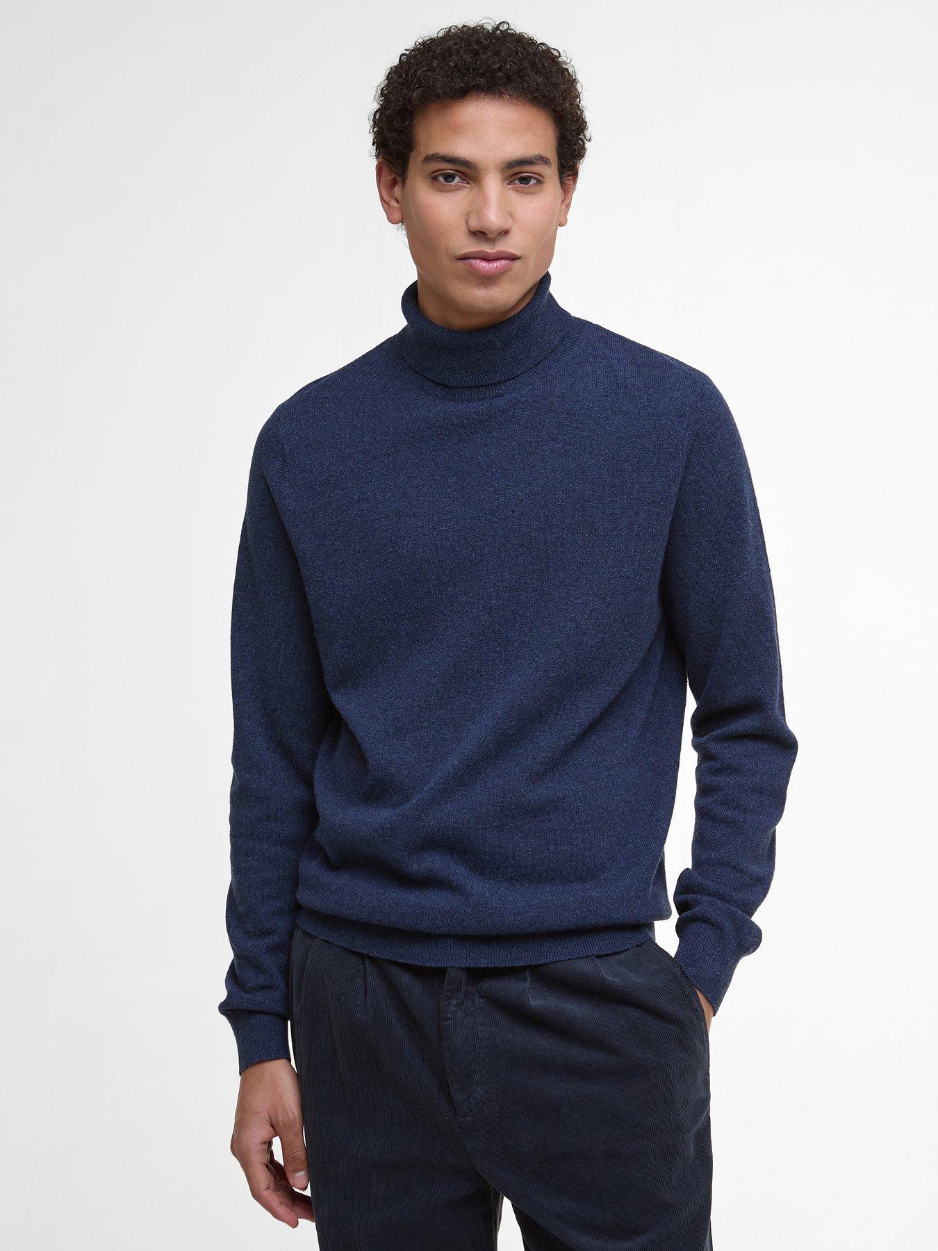 undefined Barbour Hector Roll Neck Knitted Jumper-navy