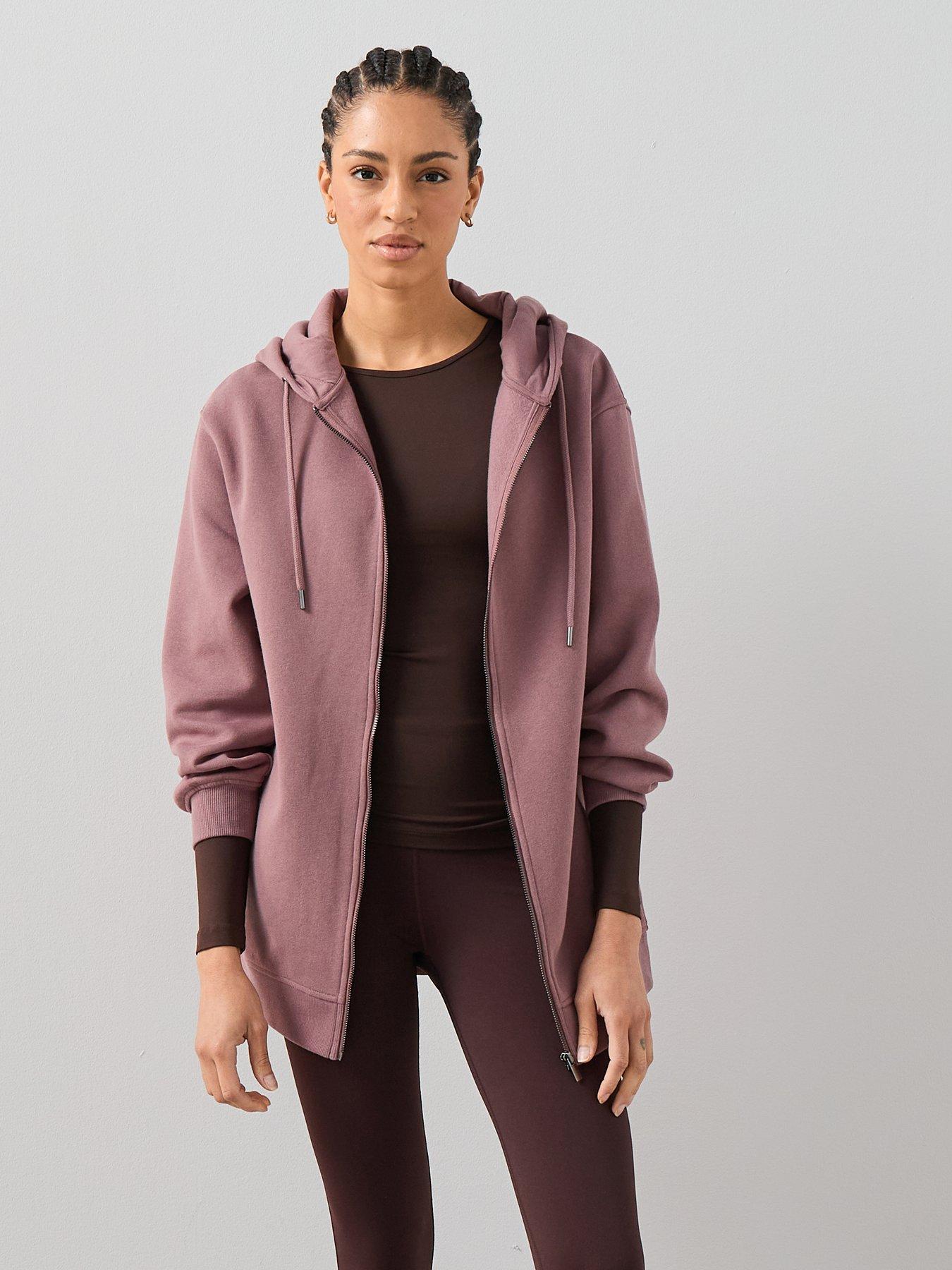The Very Collection Zip Through Hoodie - Pink