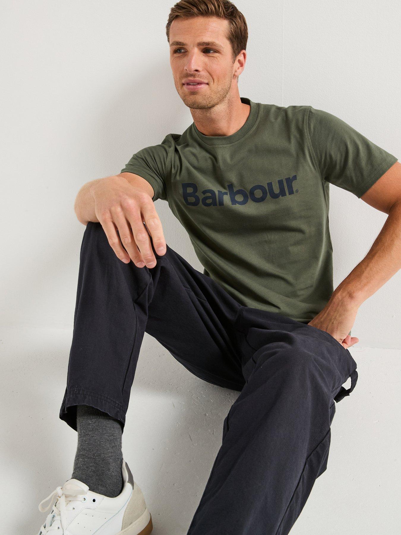 undefined Short Sleeve Large Logo T-Shirt- Dark Green