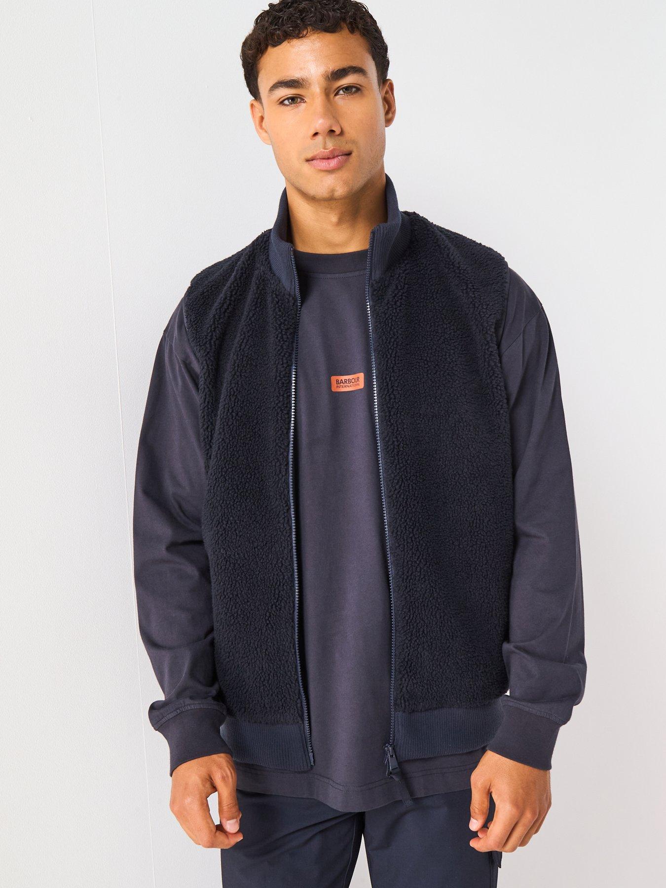 Barbour International Ryefeld Fleece Gilet - Navy