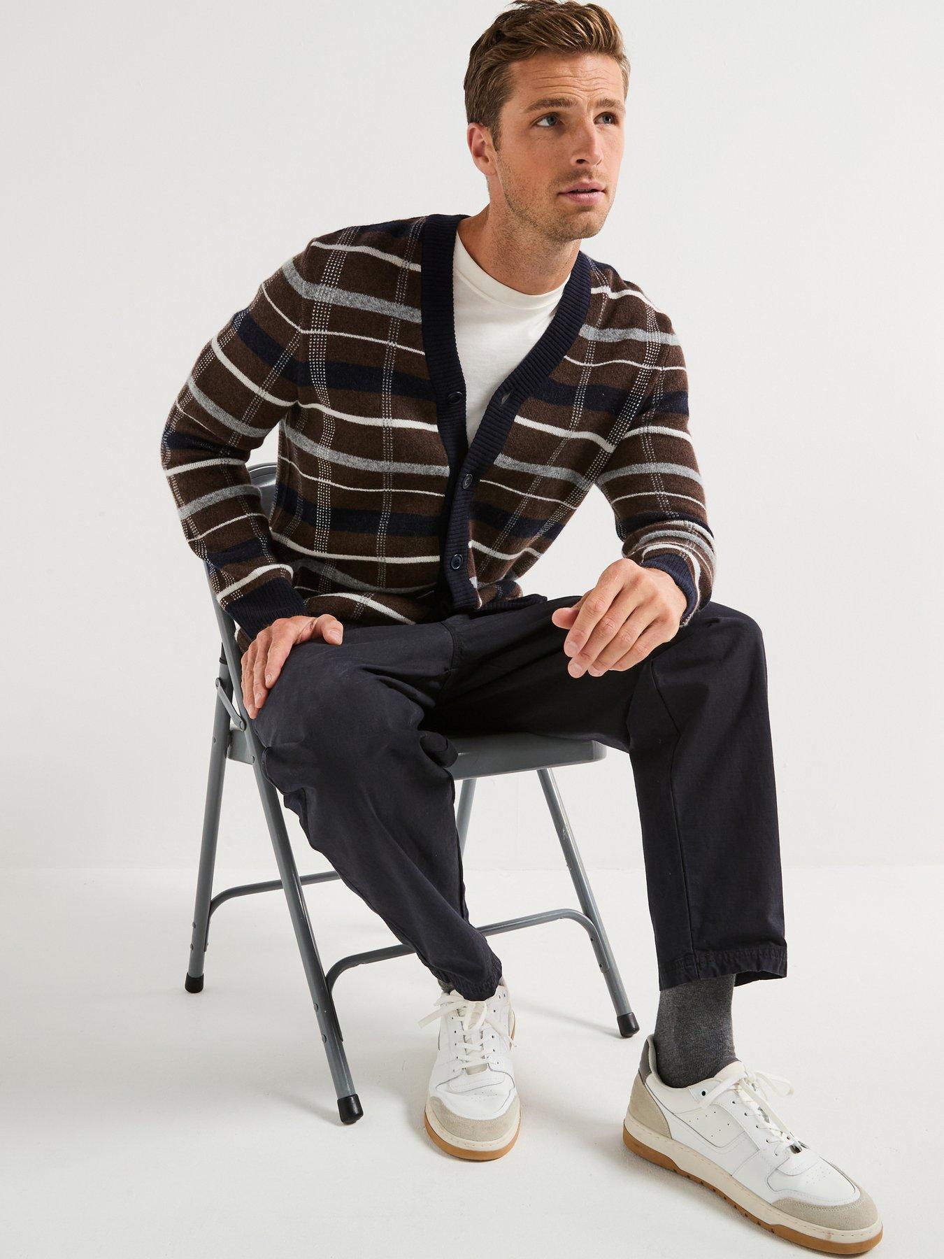 Barbour Kane Knitted Cardigan - Dark Brown