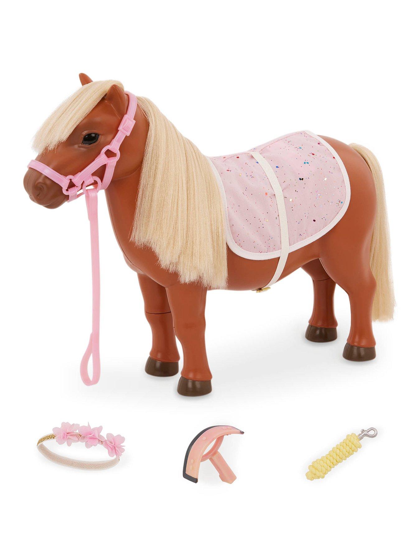 Image 1 of 5 of Our Generation&nbsp;Shetland Pony with&nbsp;Accessories