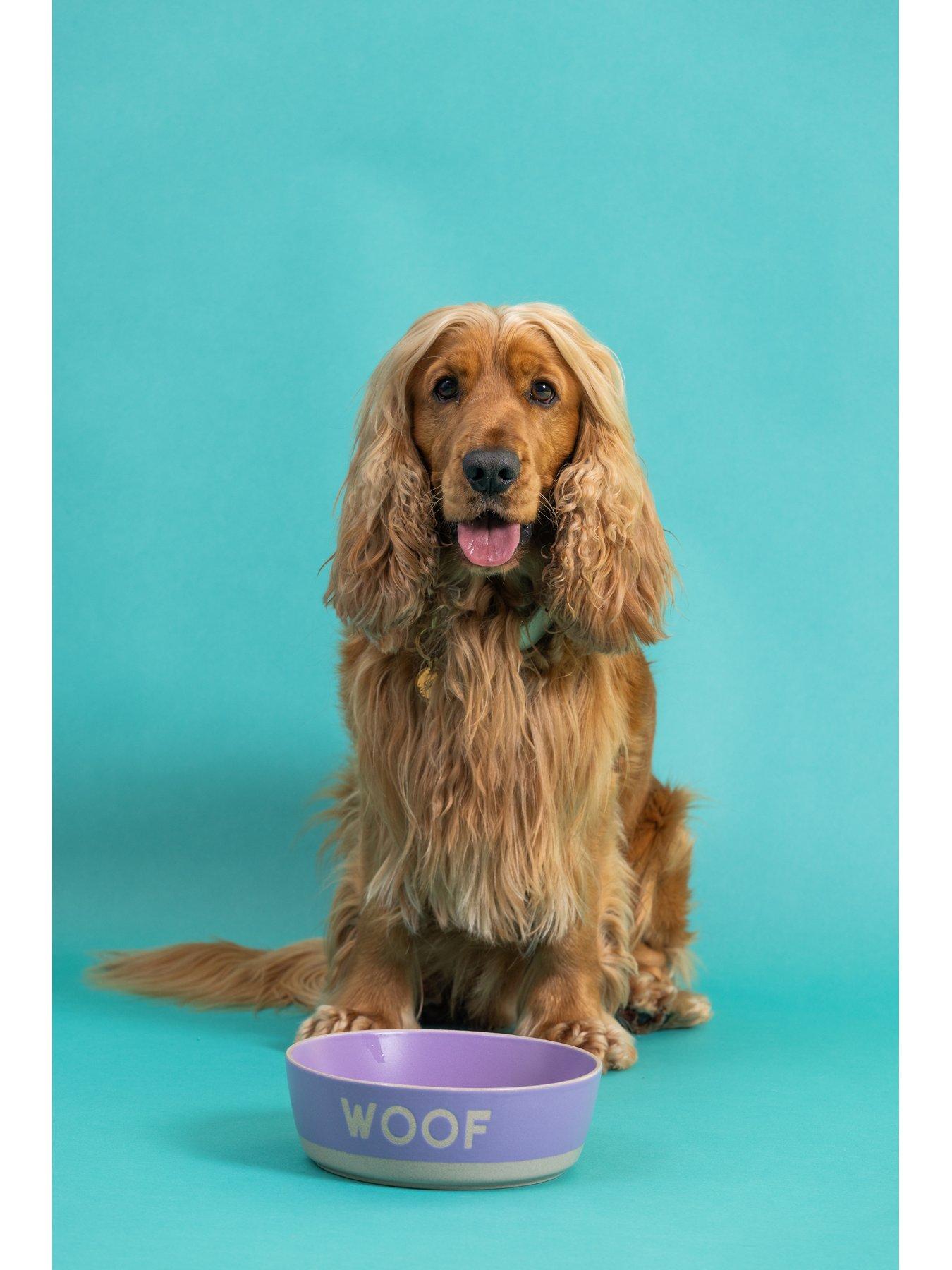 undefined SET OF 2 WOOF 20CM BOWLS