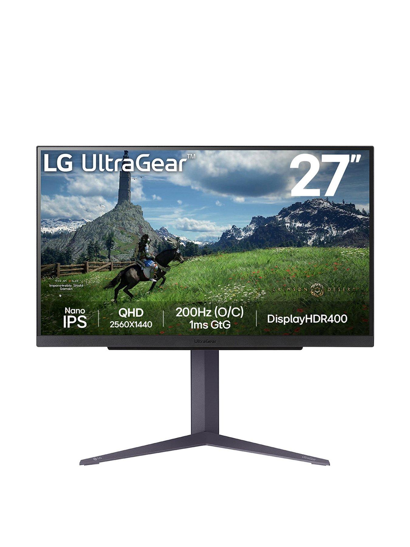 LG UltraGear - 27" - QHD Nano IPS - 180Hz - Gaming Monitor